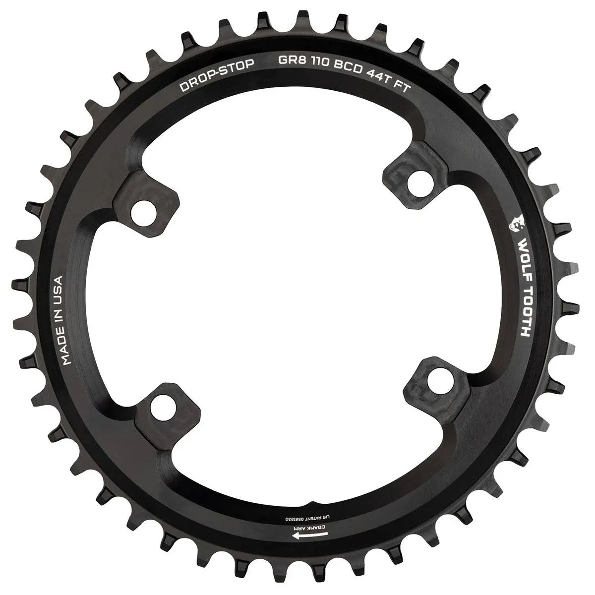 Wolf Tooth Elliptical 110 BCD Asymmetric 4-Bolt Chainring