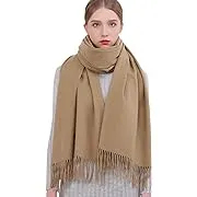 RIIQIICHY Winter Scarfs for Women Pashmina Shawls Wraps for Evening Dresses Large Warm Soft Scarves