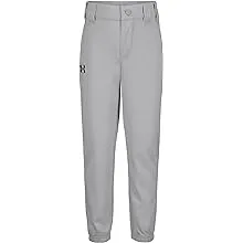 Pantalon de baseball Under Armour pour garçons, passants de ceinture, logo, fermeture à pression, confortable et durable