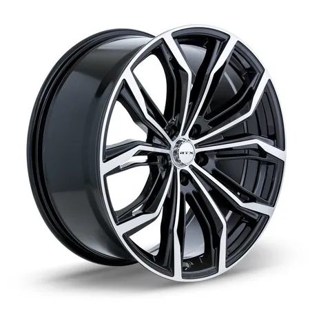 Alloy Wheel, Black Widow 18x8 5x114.3 ET42 CB73.1 Black Machined