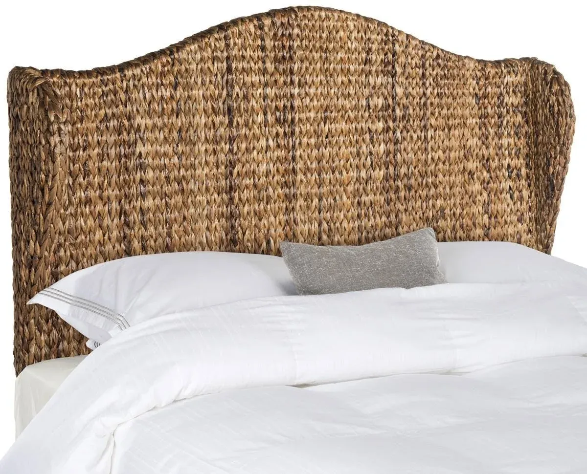 Safavieh Gayatri Natural Woven Wingback Headboard