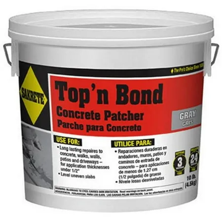 Sakrete Top 'N Bond Concrete Patcher - 10 lbs bucket