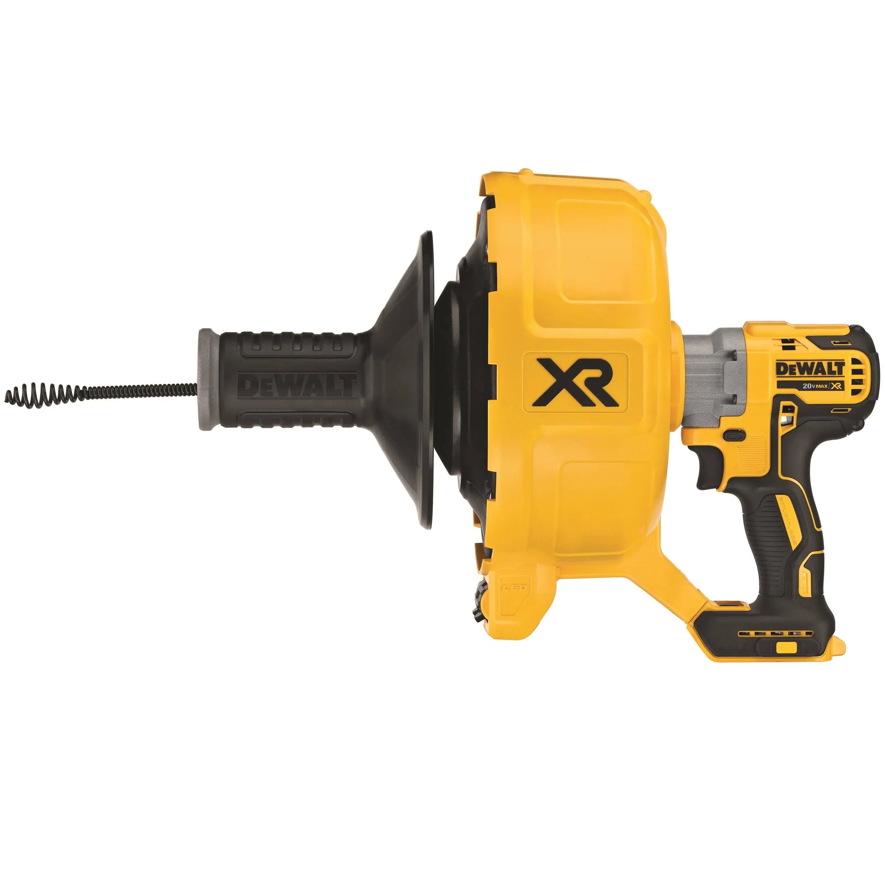 DeWalt DCD200B 20V MAX XR Drain Snake with Removable Inner Drum, Bare Tool