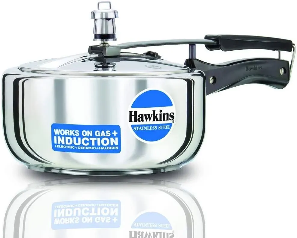 Hawkins B60 Stainless Steel Pressure Cooker 3.0-Litre