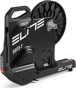 Elite Suito-T Interactive Direct-Drive Home Bike Trainer – Powerful, Quiet, and Versatile, Black, One Size