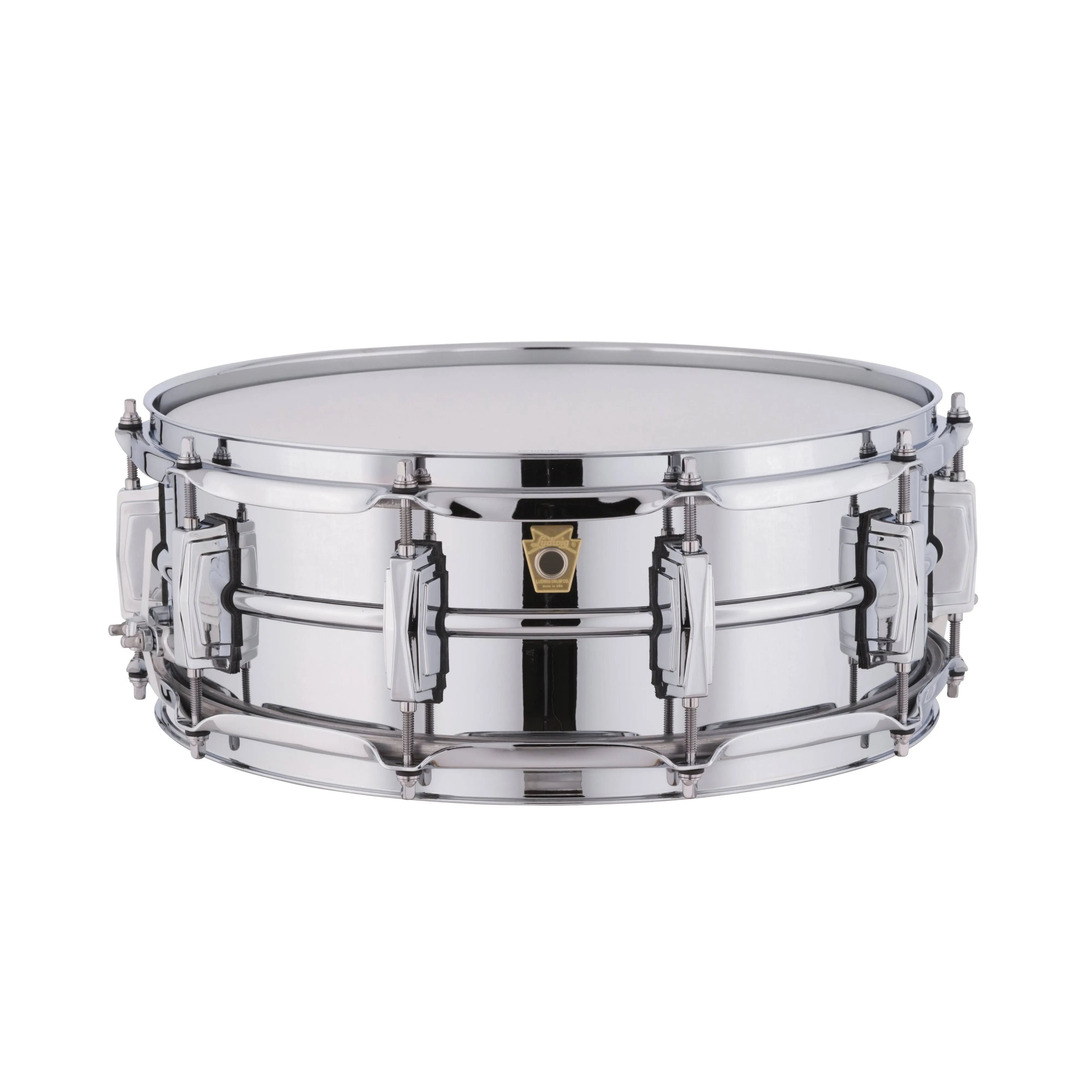 Ludwig LM400 Supra Phonic 5x14 Chrome Snare with Imperial Lugs