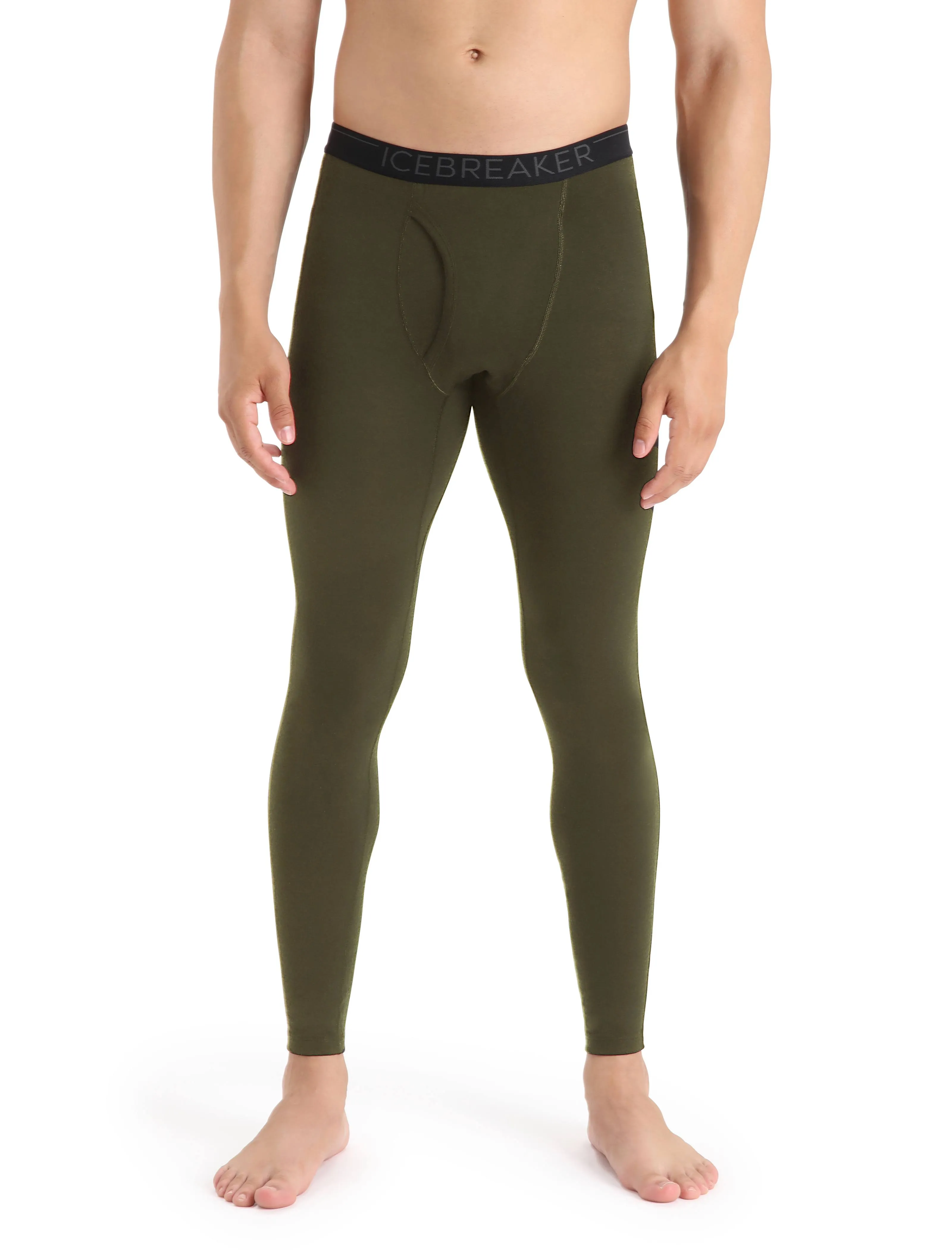 Icebreaker Men's Merino 200 Oasis Leggings w/ Fly Loden / L