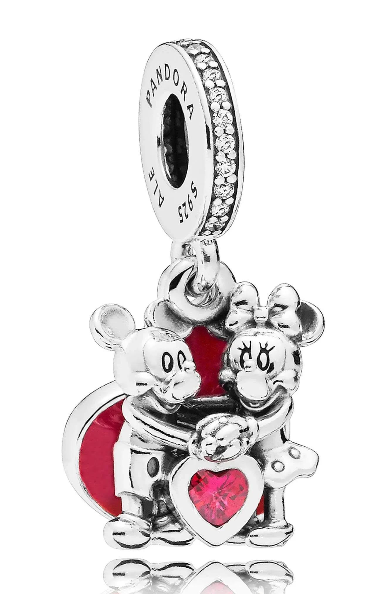 Pandora Disney, Minnie & Mickey with Love Charm