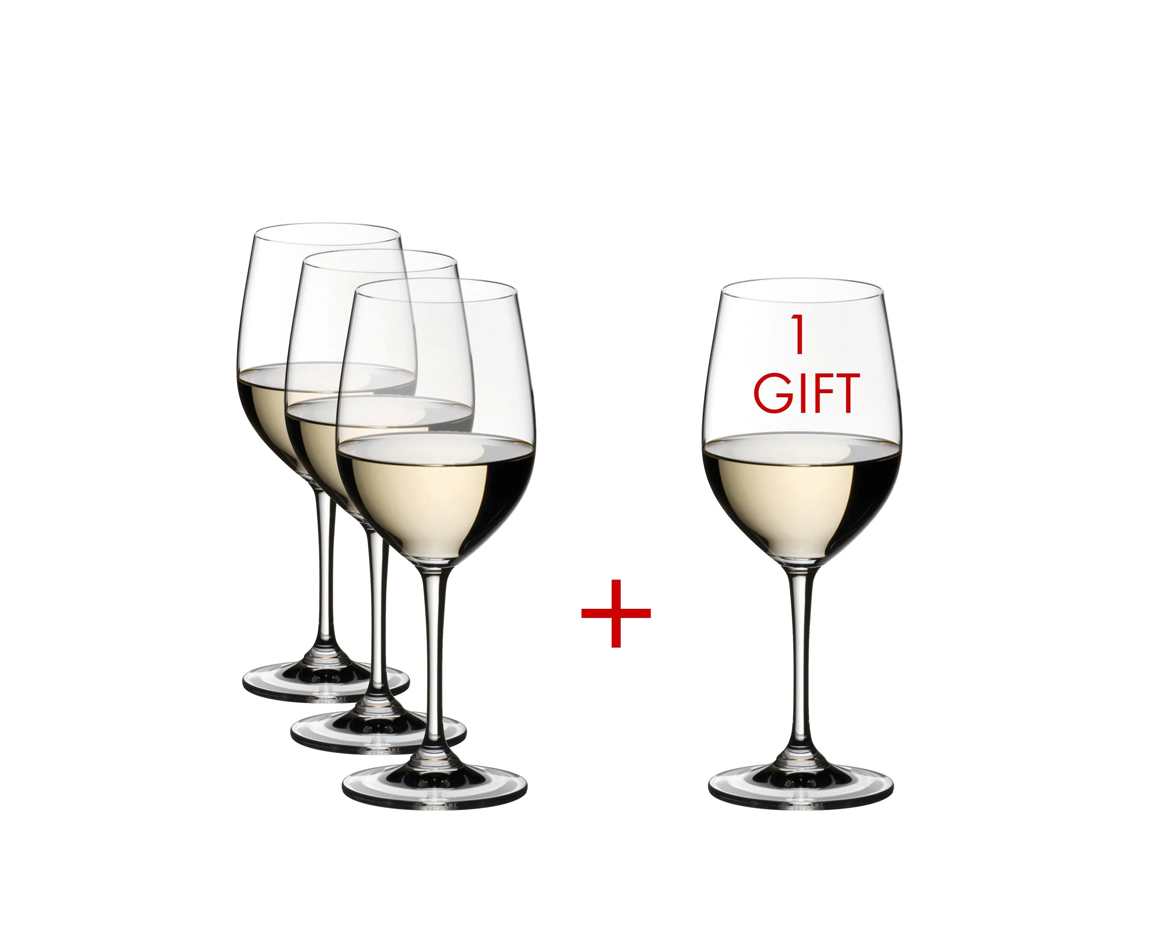 Riedel Viognier/Vinum Chardonnay Wine Glasses Buy 3 Get 4 Value Set