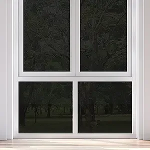 Gila Privacy control Black Indoor Window Film 36 in. W x 6.5 Ft. L