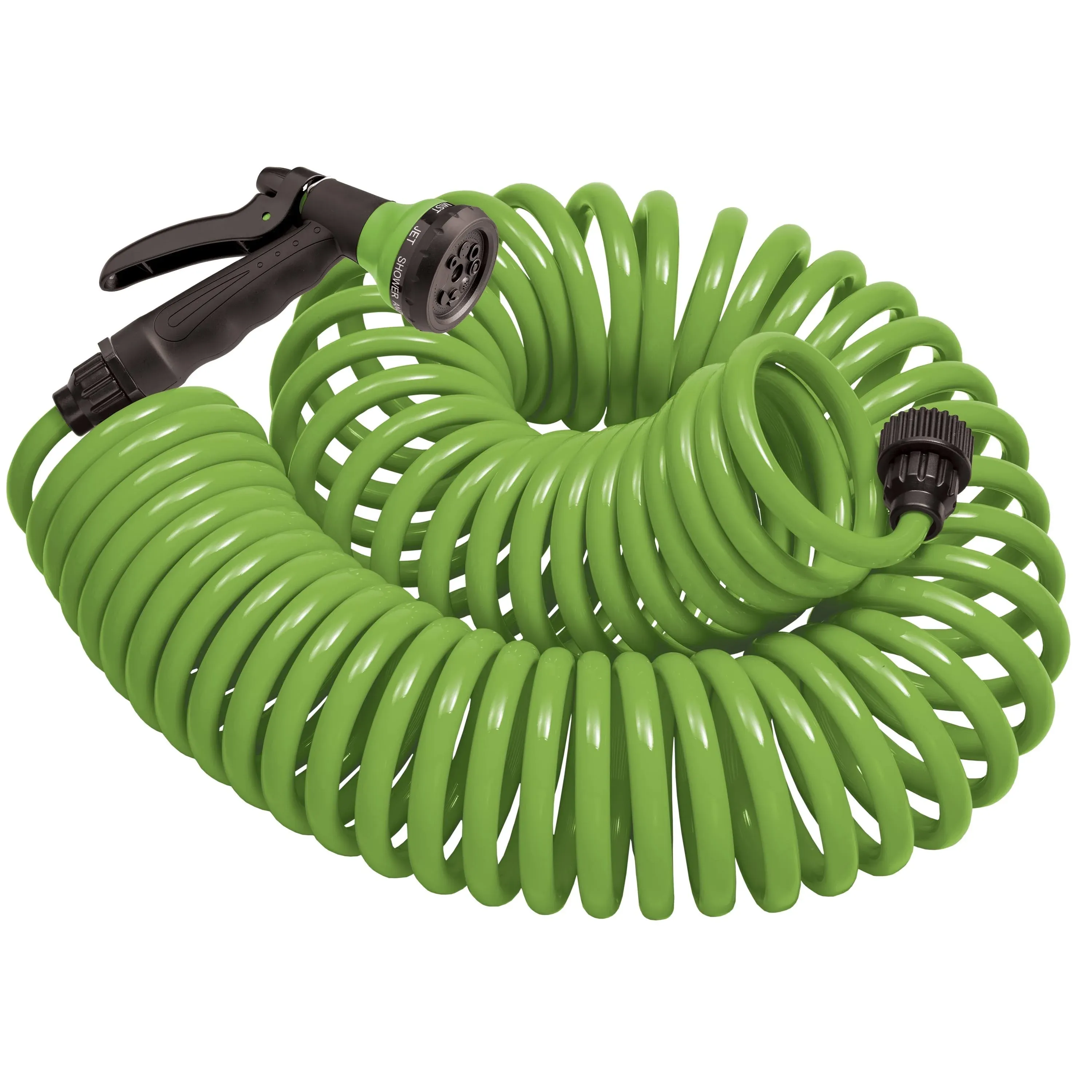 Orbit 27389 Coil Garden Hose, 50 ft, Lime 50 