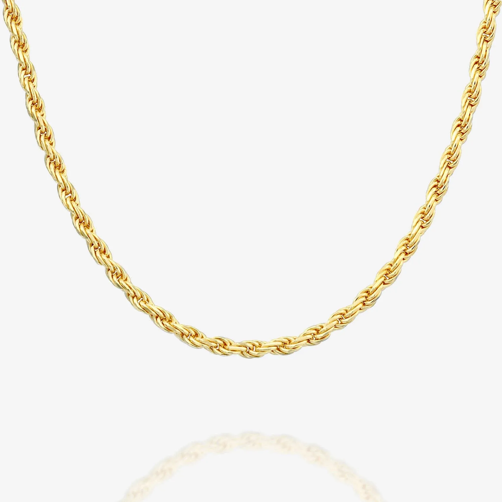 Giani Bernini 18" Gold-Plated Sterling Silver Rope Chain Necklace