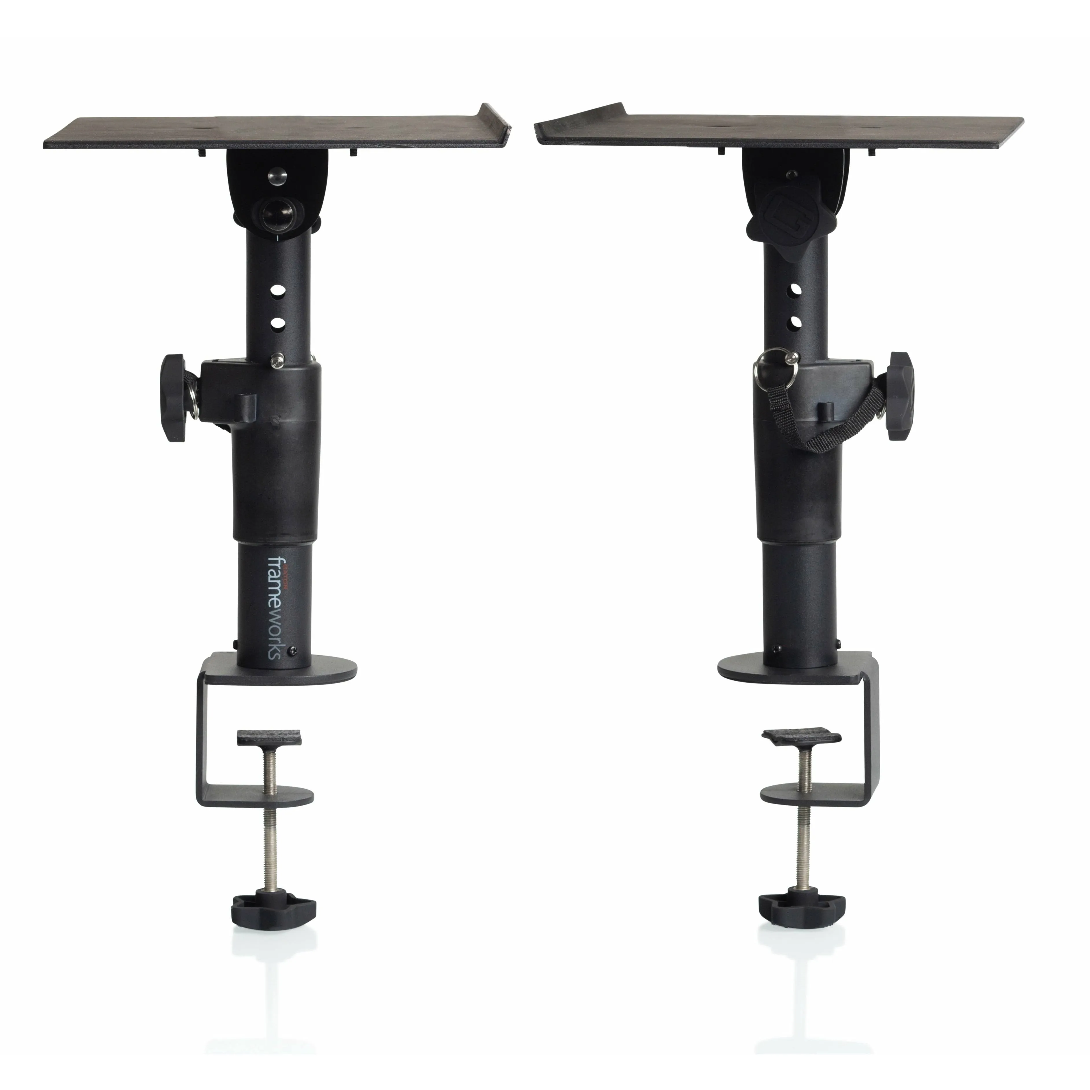 Gator FrameWorks GFWSPKSTMNDSKCMP Clamp-On Studio Recording Monitor Stand (Pair)