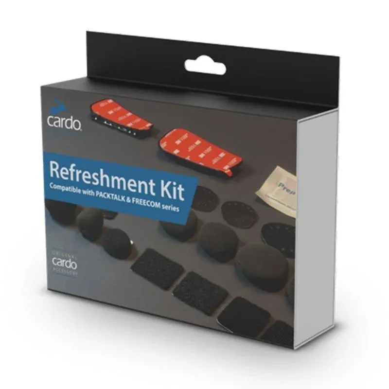 Cardo Freecom / Packtalk Refreshment Kit, Black