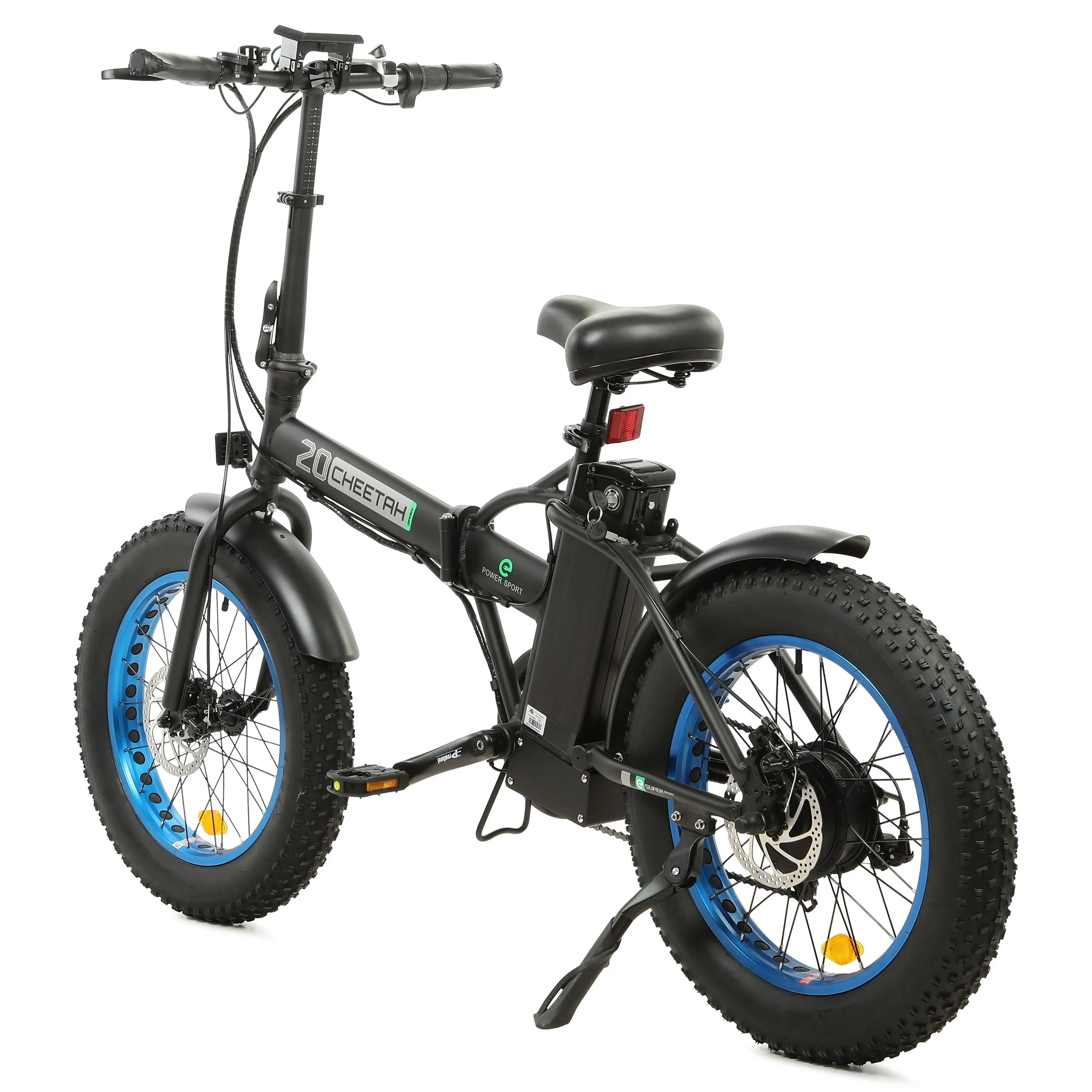 Ecotric 36V Fat Tire Portable and Folding Electric Bike