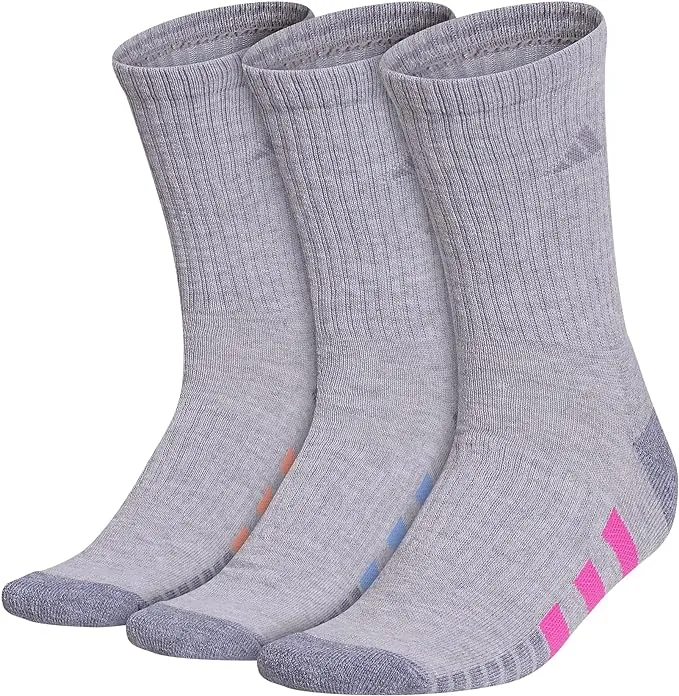 Adidas Cushioned Crew Socks 3 Pairs White M