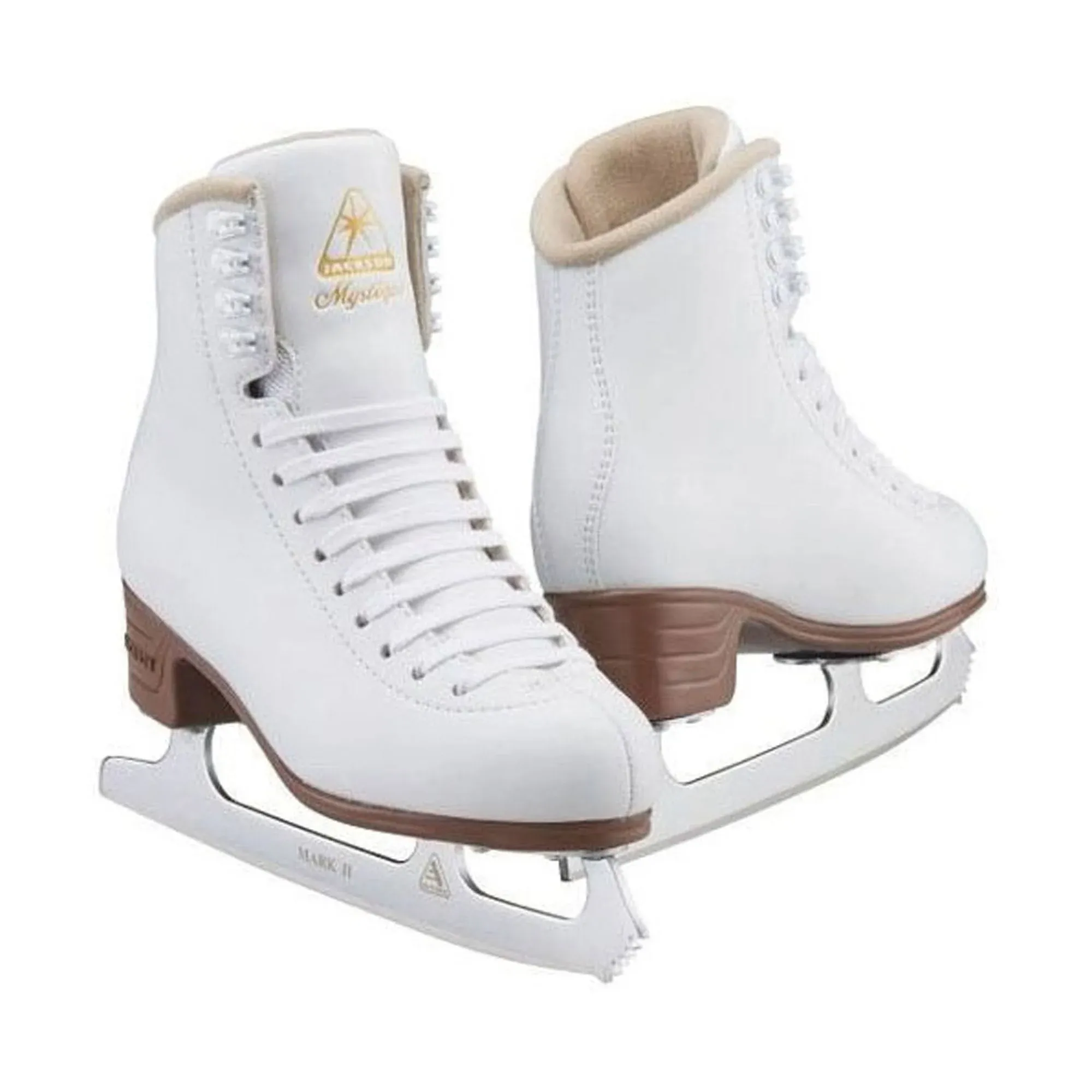 Jackson Ultima - Mystique w/ Mark II Blade Women’s White Ice Skate. Size 8.5