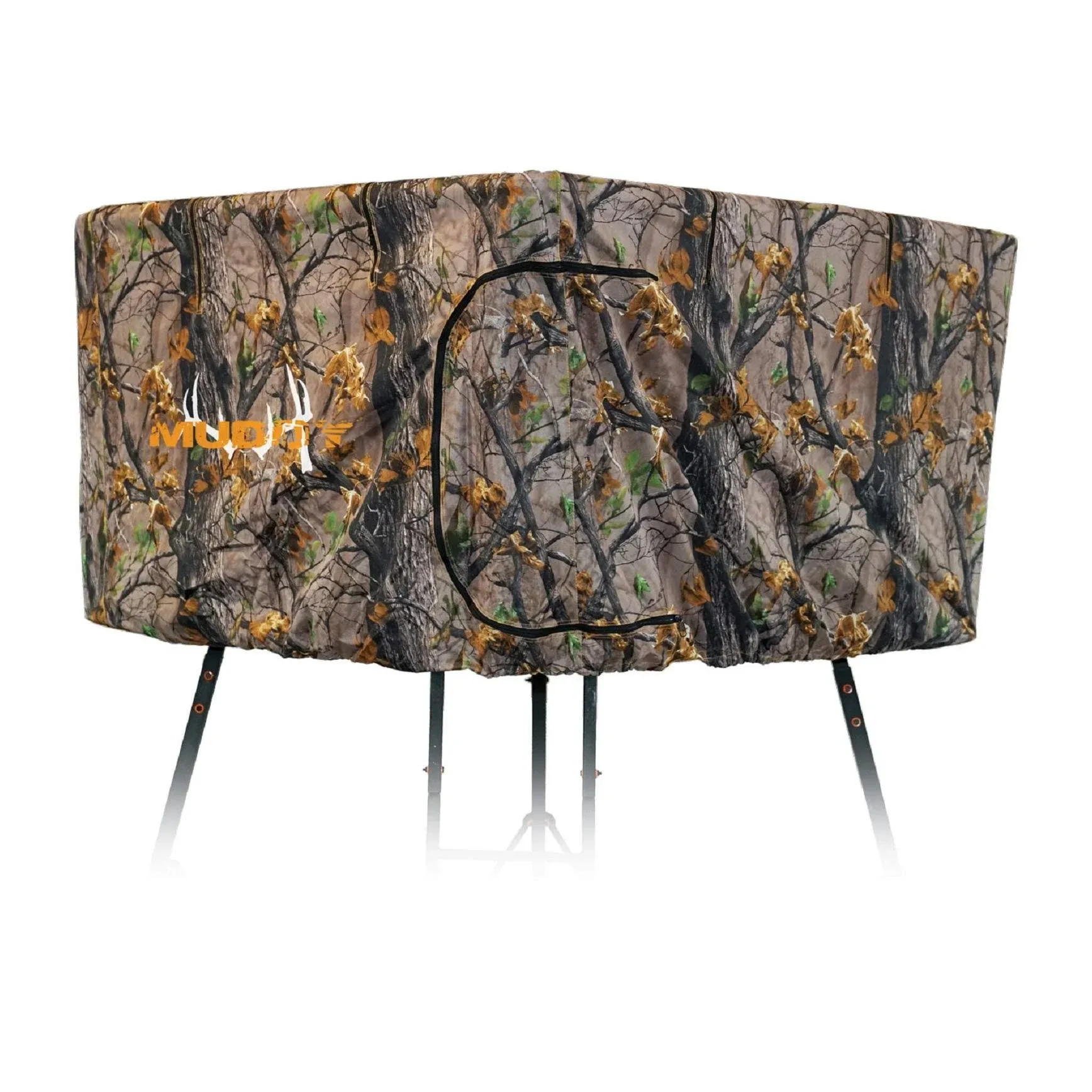 Muddy MQA1602 Quad Blind Kit Elevated Hunting Water-Resistant Enclosure, Cammo