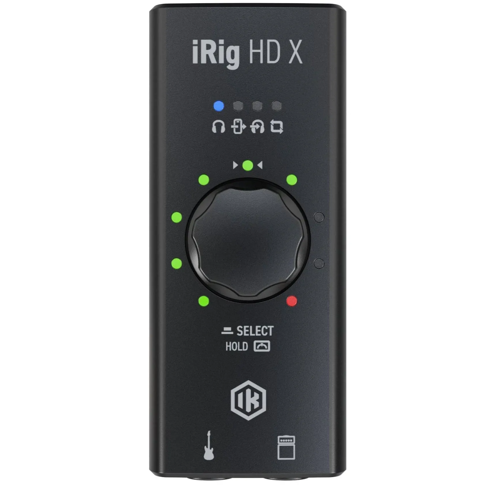 IK Multimedia iRig HD X Guitar Audio Interface - 96 kHz Music Recording, 24-bit, For iPhone, iPad, Mac, iOS, And PC With Lightning Cable, USB-C, Guitar Accessories, Recording Studio Equipment