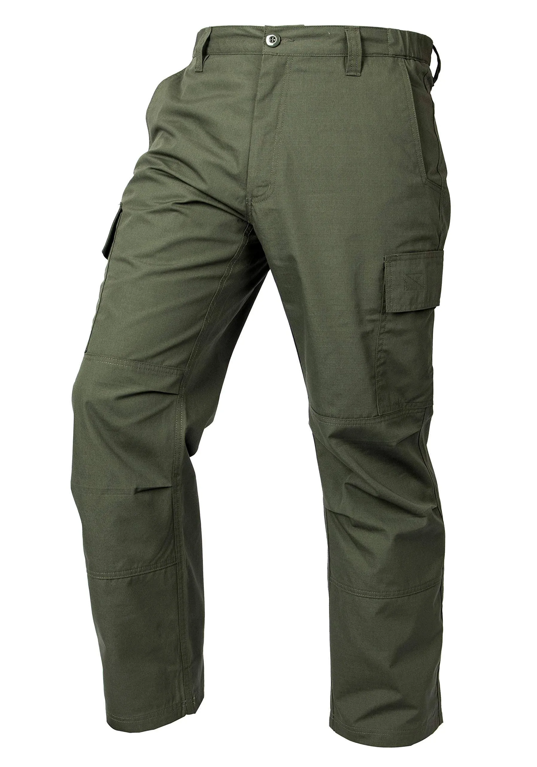 La Police Gear Men's Core Cargo Pant | OD Green | 30/34 | Cotton/Polyester