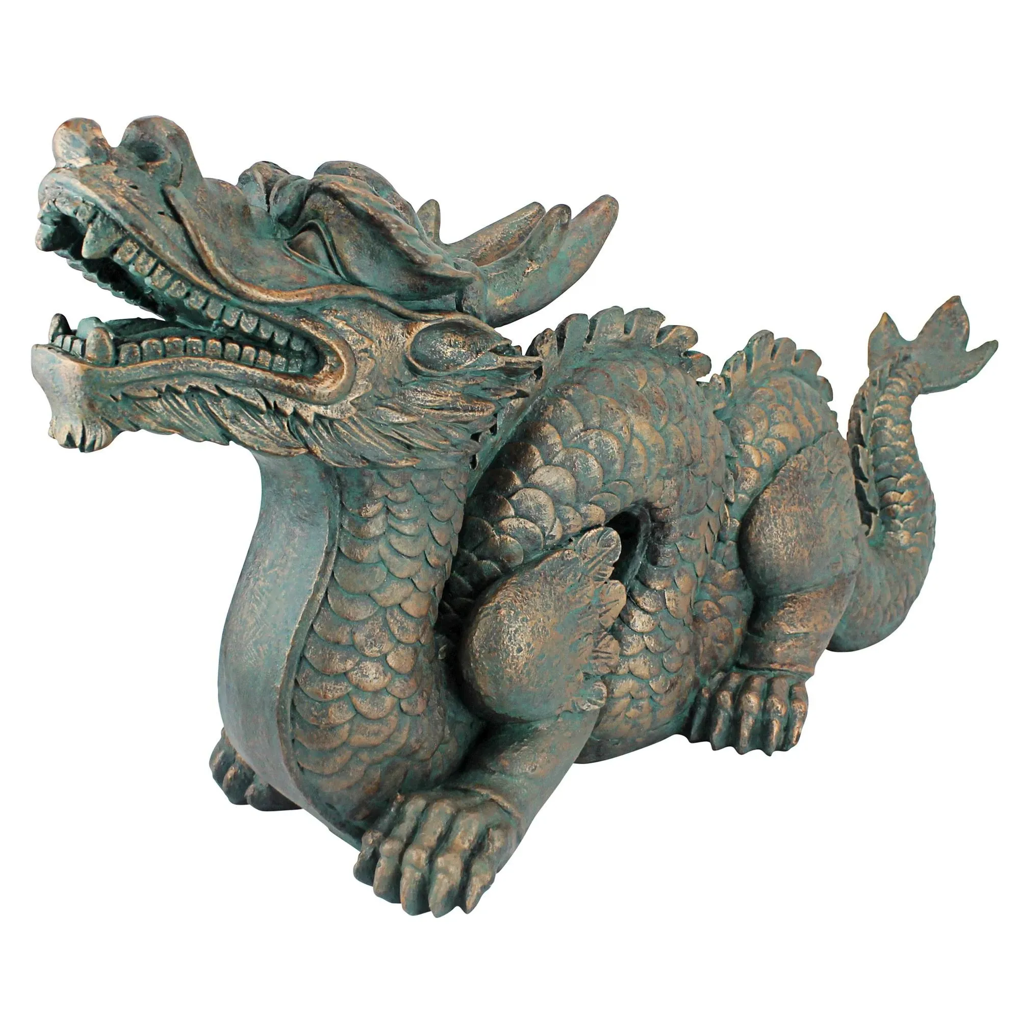 Large Asian Dragon of The Great Wall - Modern - Sculptures - by Shop Chimney | Houzz