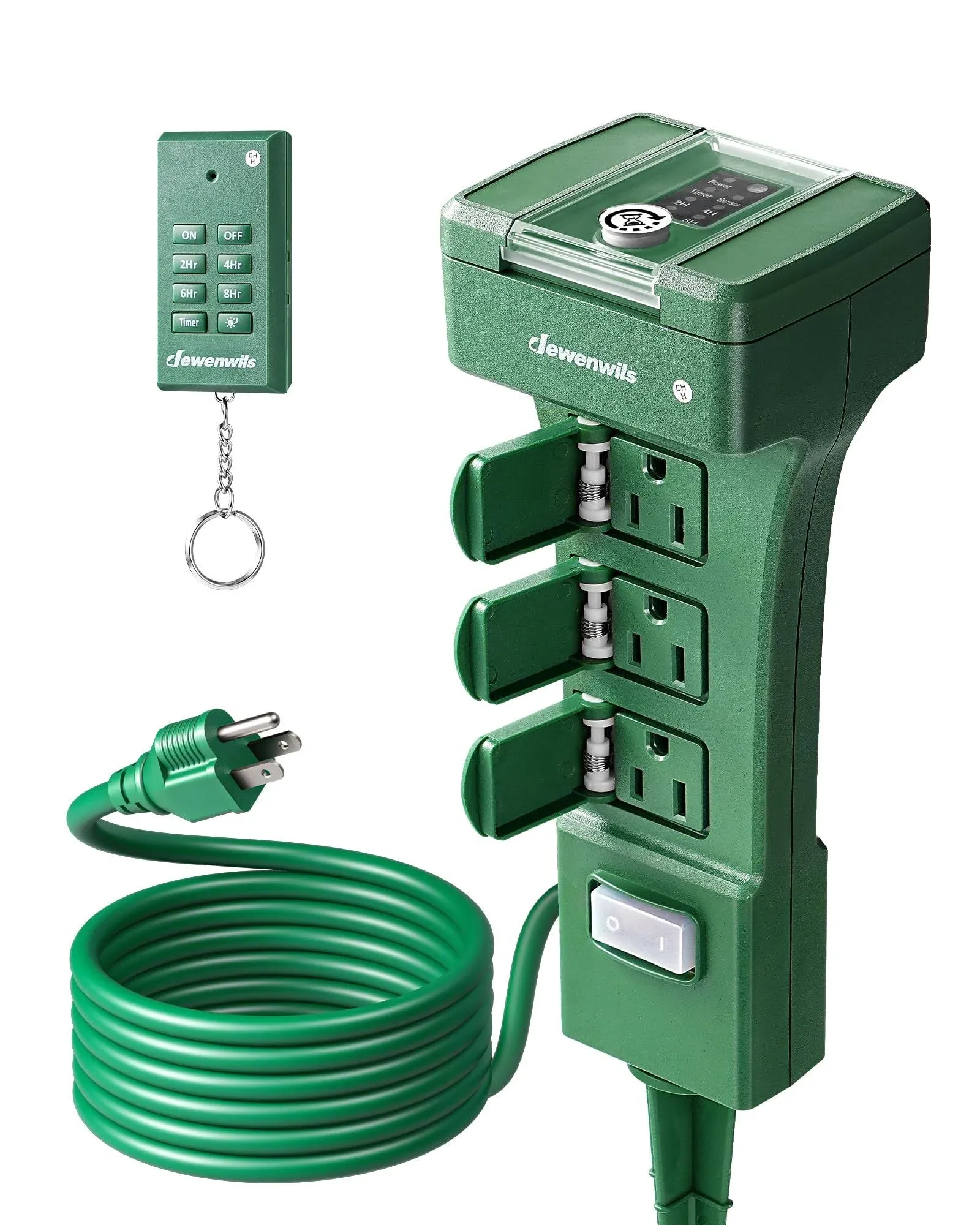 DEWENWILS Outdoor Power Stake Timer