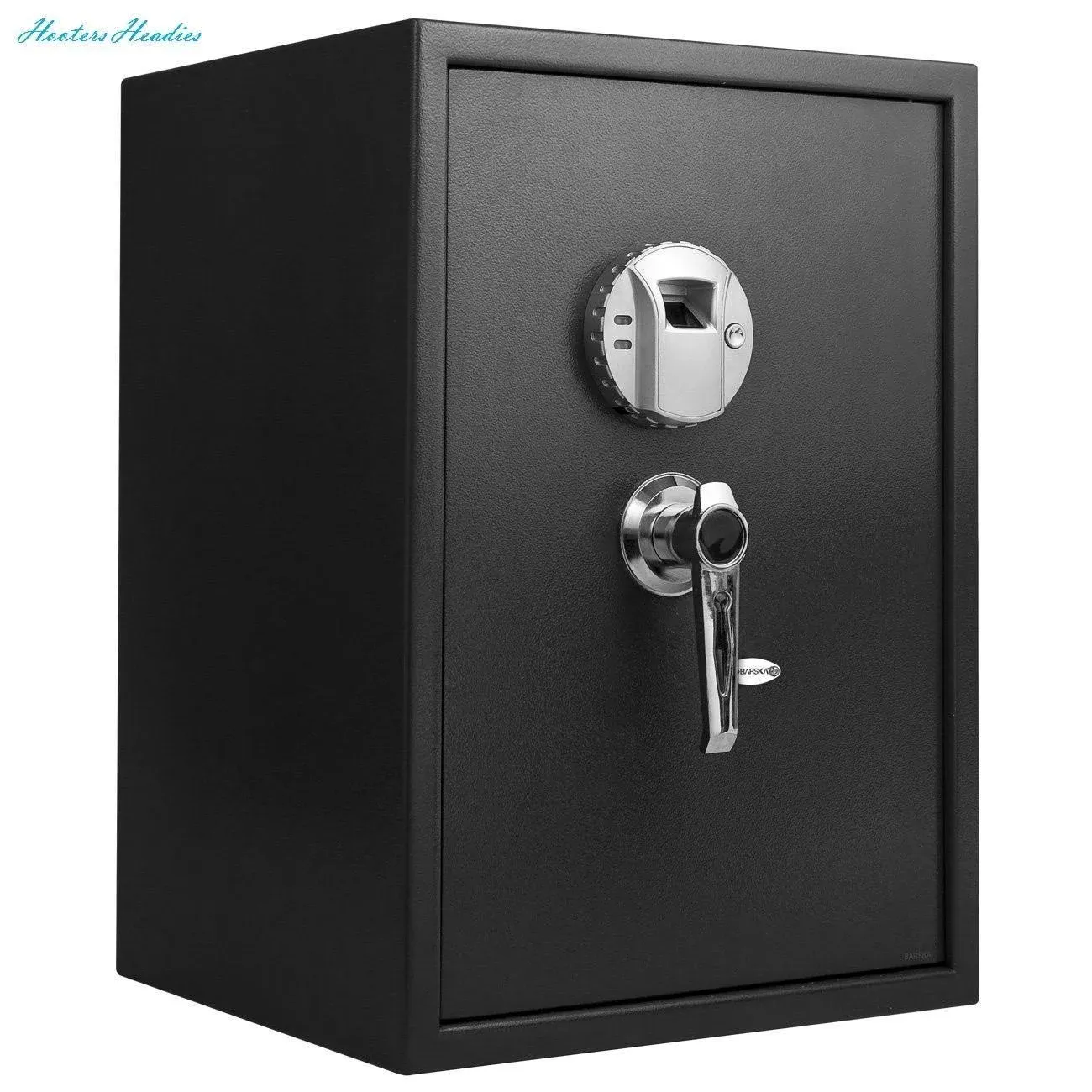 BARSKA Large Biometric Safe, Multi (AX11650) Black 14"x13"x19.75"