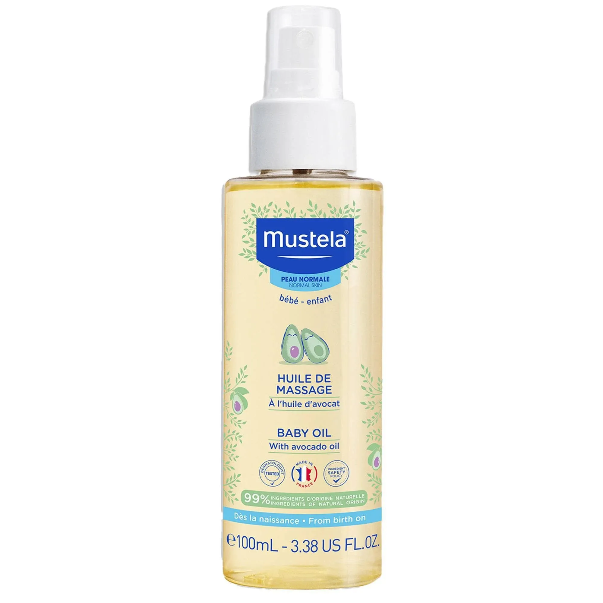 Mustela Baby Massage Oil 100ml