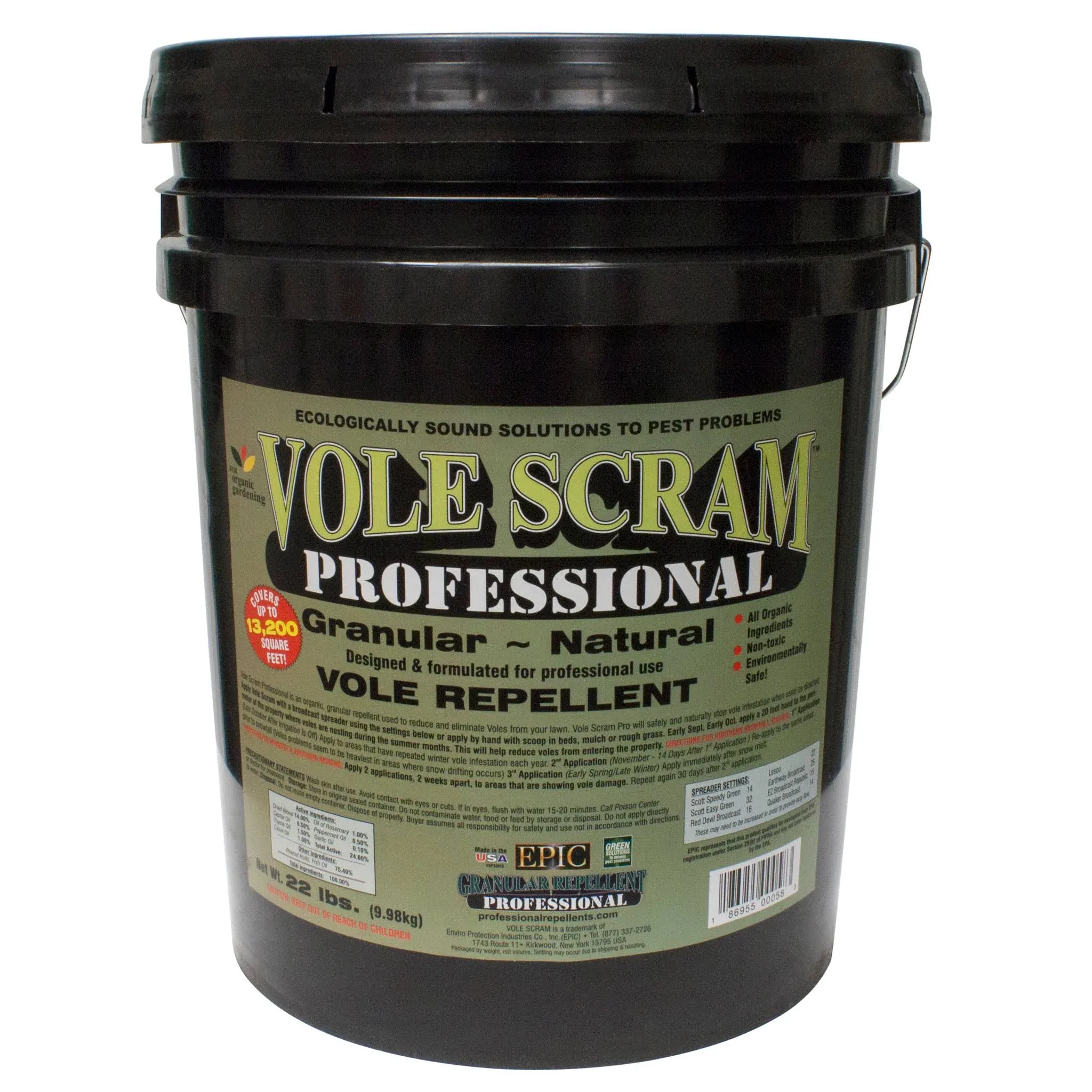 Vole Scram Professional Repellent - 22 lbs