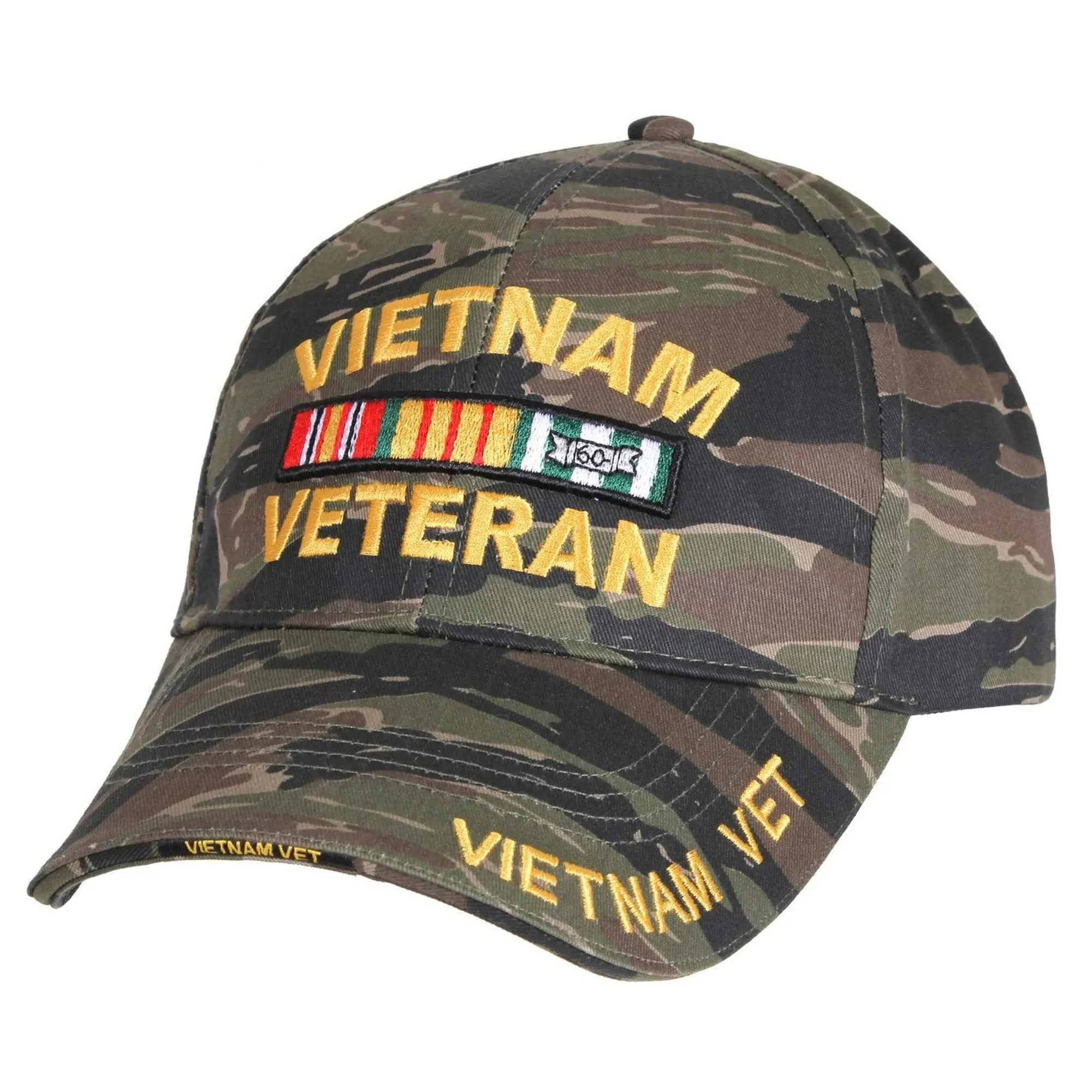 9494 Rothco Deluxe Low Profile Vietnam Tiger Stripe Cap