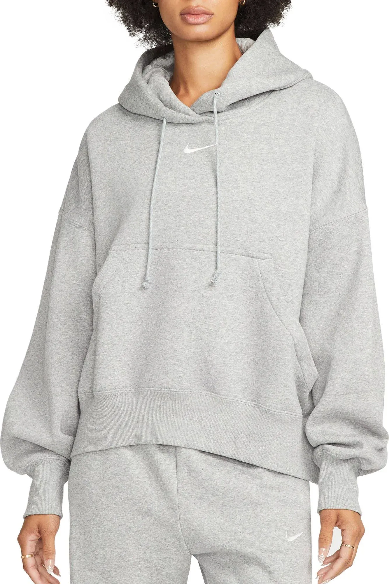 Nike Sportswear Phoenix FleeceÜberextragroßer Hoodie Für Damen - Braun