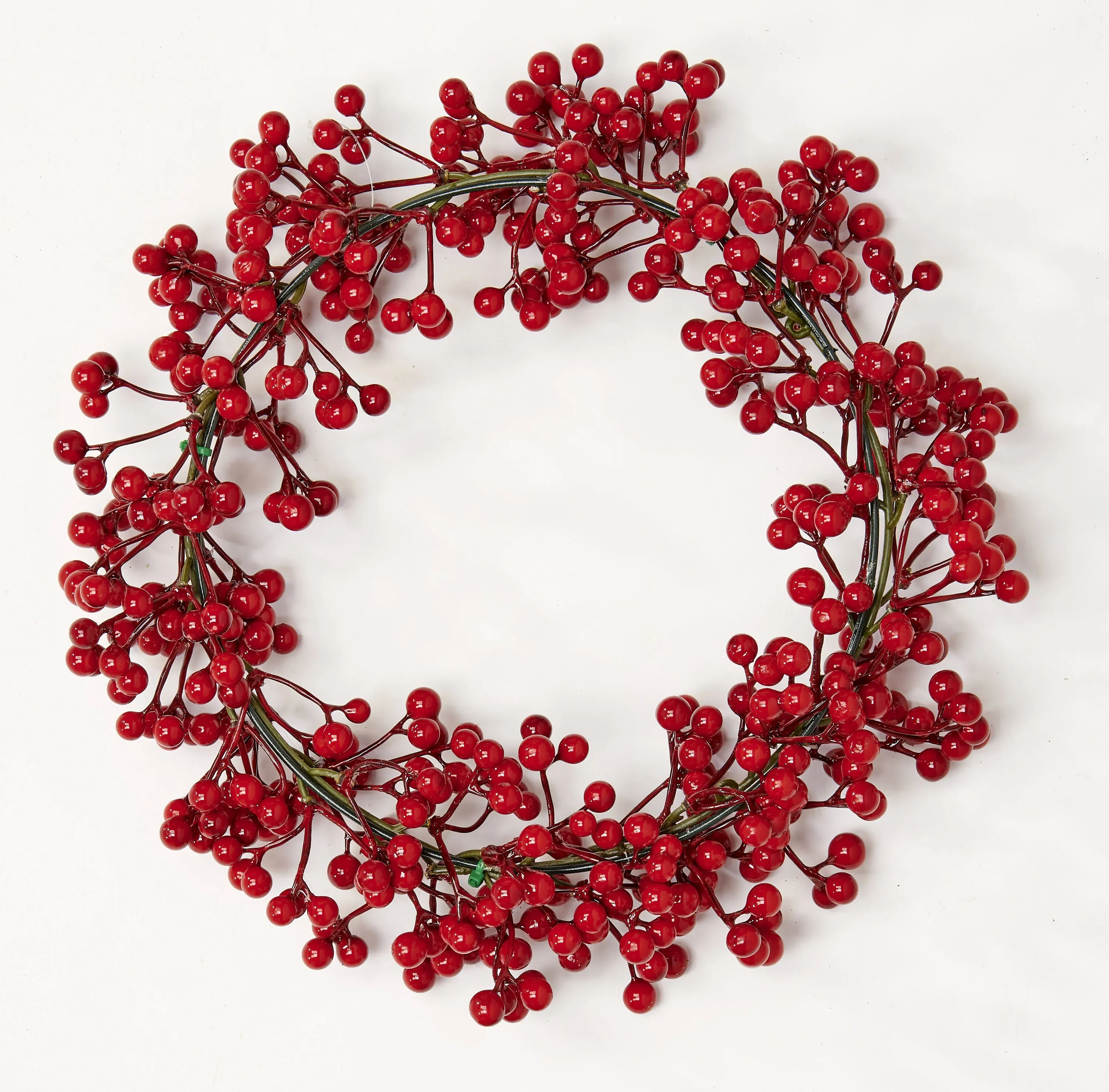 12" Red Berry Holiday Wreath - Modern - Wreaths And Garlands - by WORTH IMPORTS | Houzz