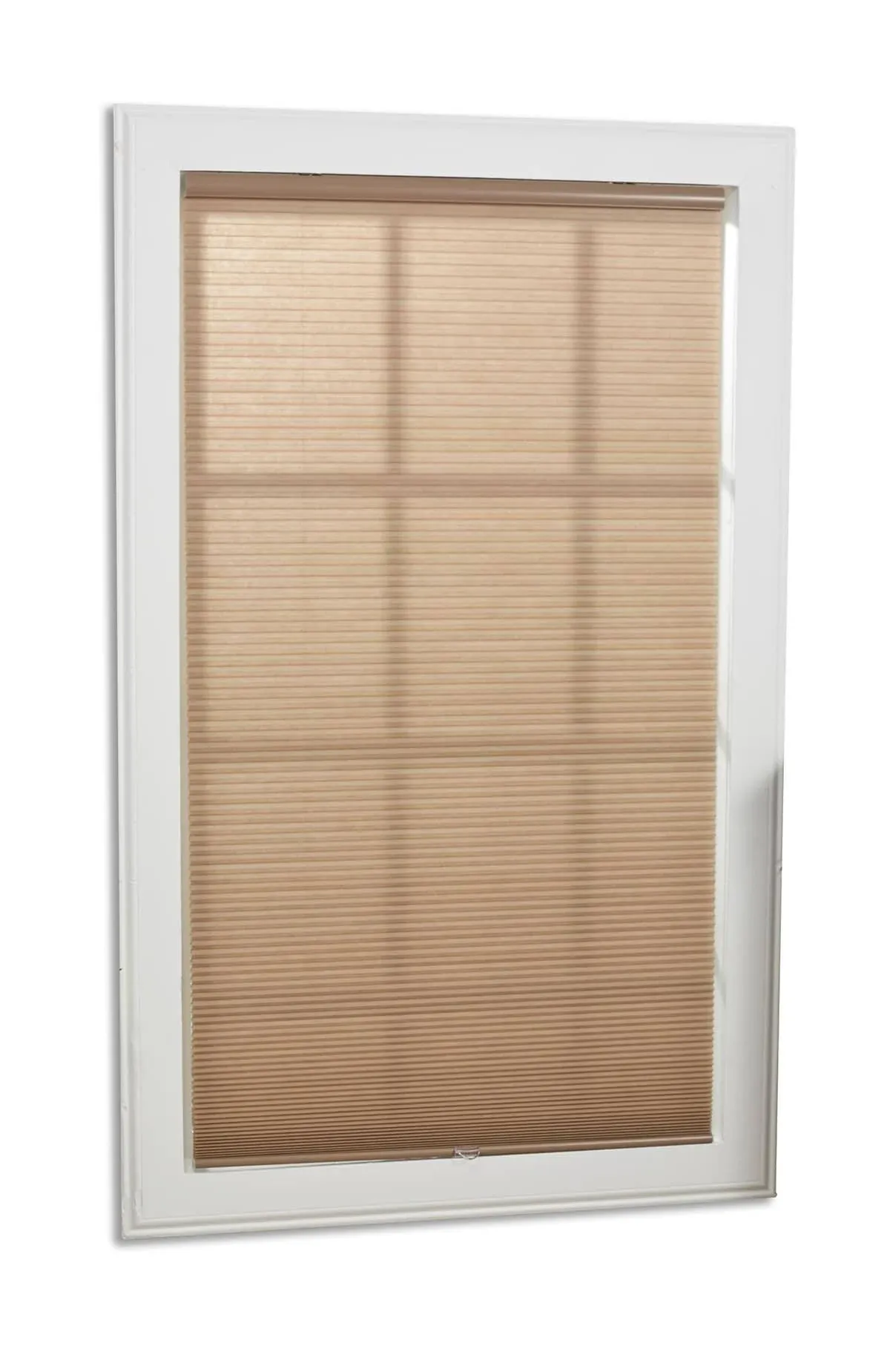 Allen + Roth 27-in x 72-in Linen Light Filtering Cordless Cellular Shade ...