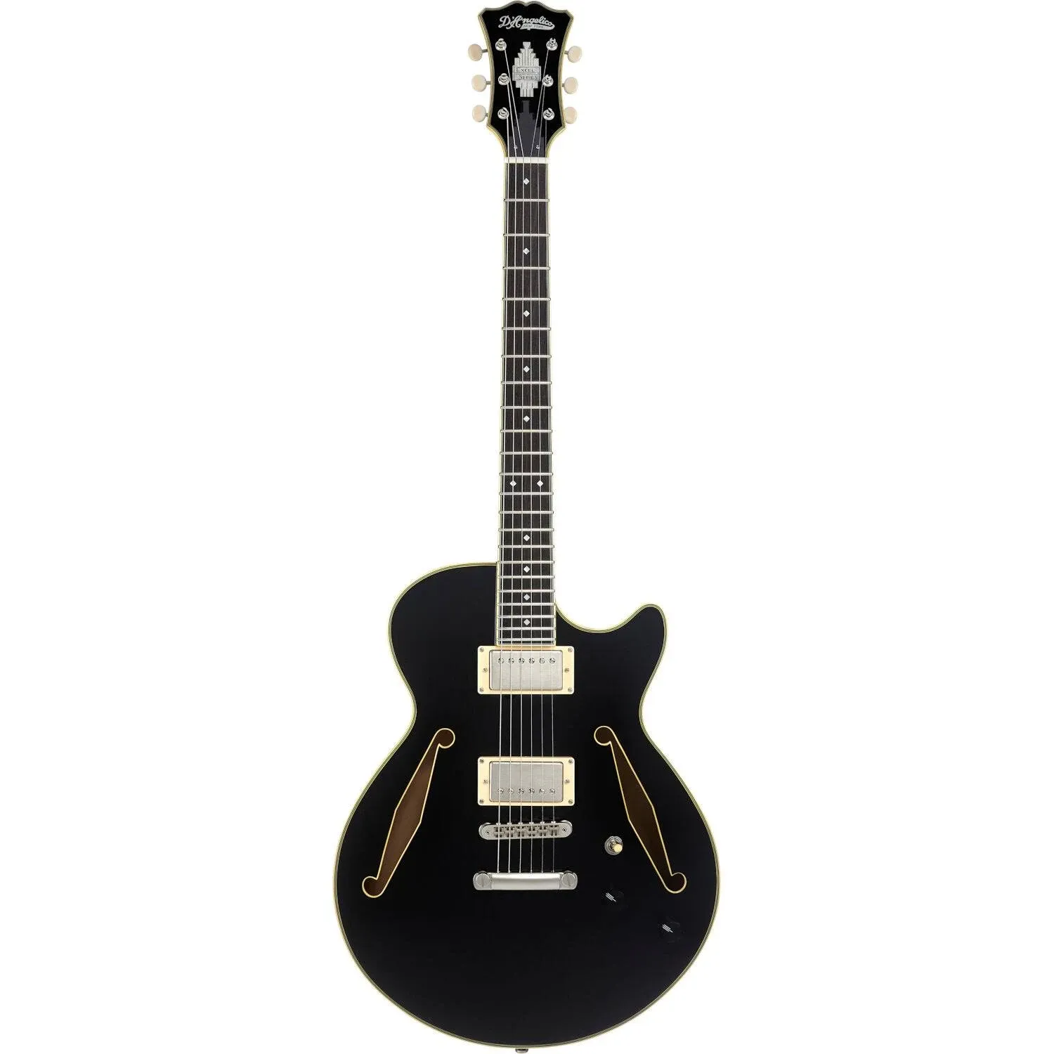 D'Angelico Excel SS Tour Semi-Hollowbody Electric Guitar - Black