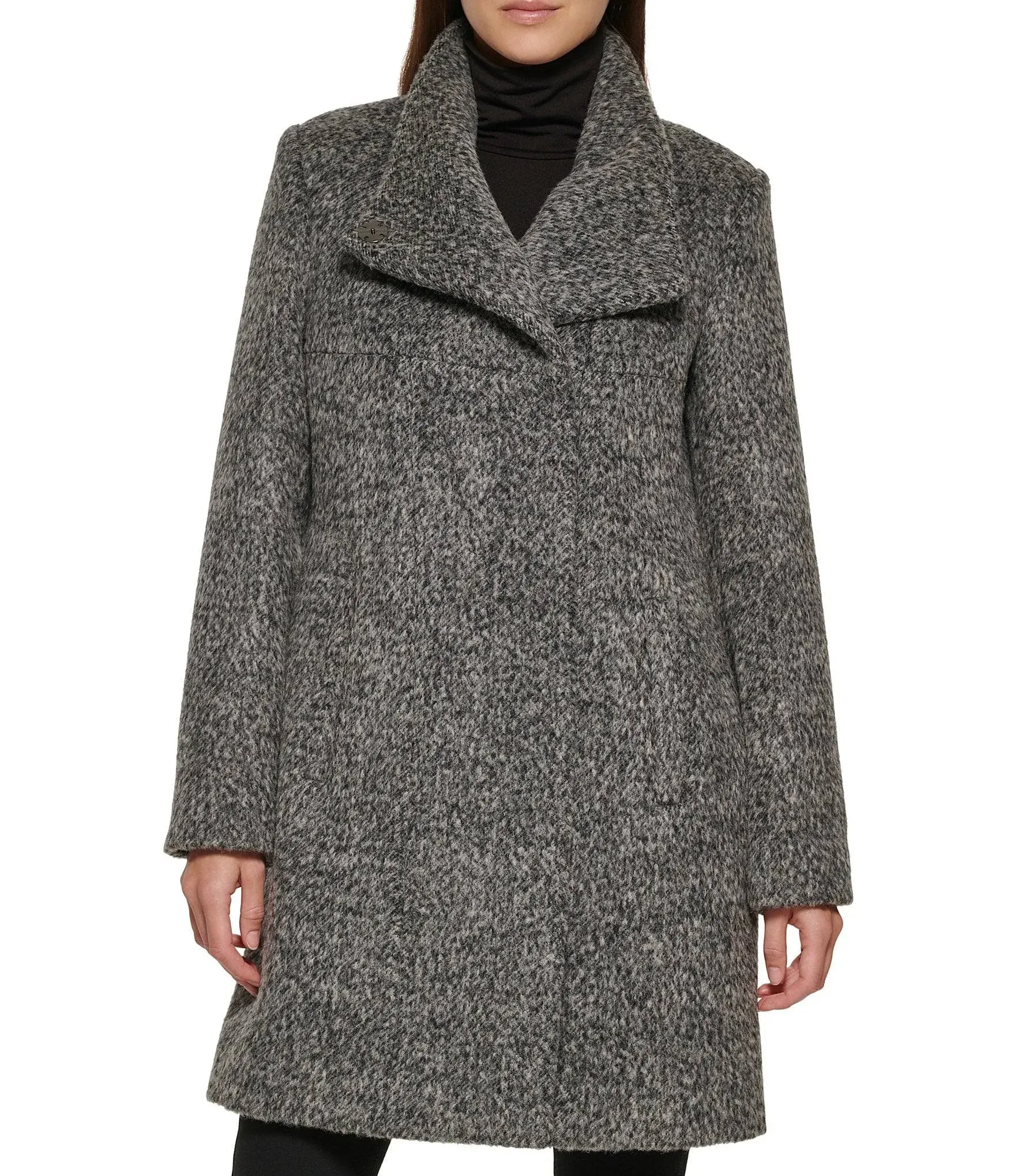 Kenneth Cole Women's New York Asymmetrical Coat