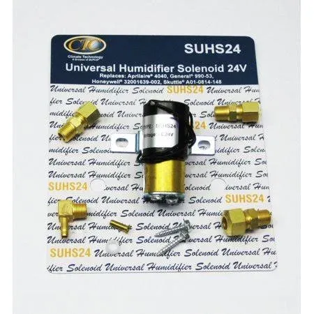 ESP UHS24 24V Universal Humidifier Solenoid Valve Kit with 4 Fittings