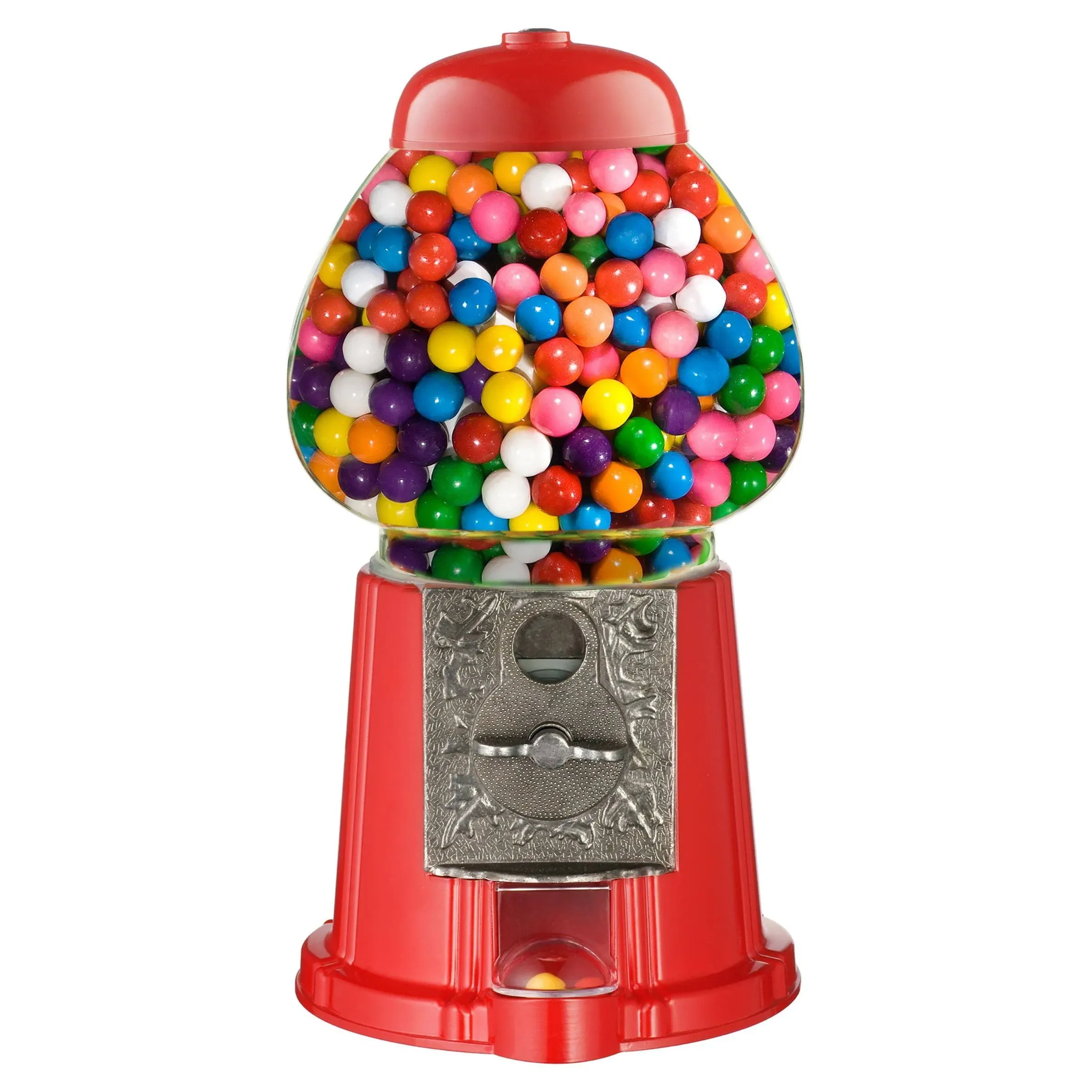 6265 Great Northern 15" Old Fashioned Vintage Candy Gumball Machine Bank - Everyone Loves Gumballs! Red