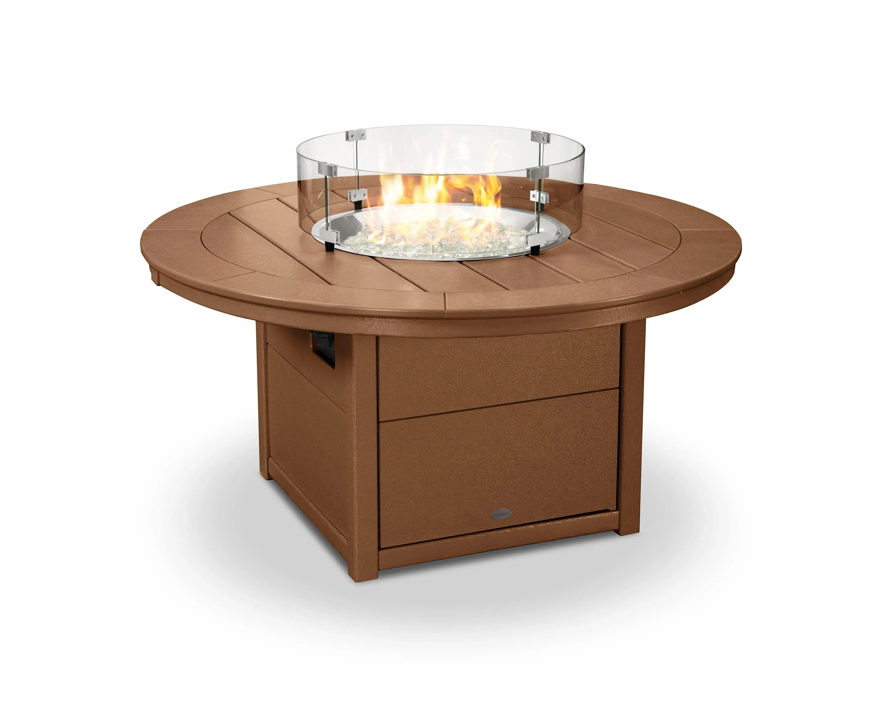 POLYWOOD 48" Round Fire Pit Table