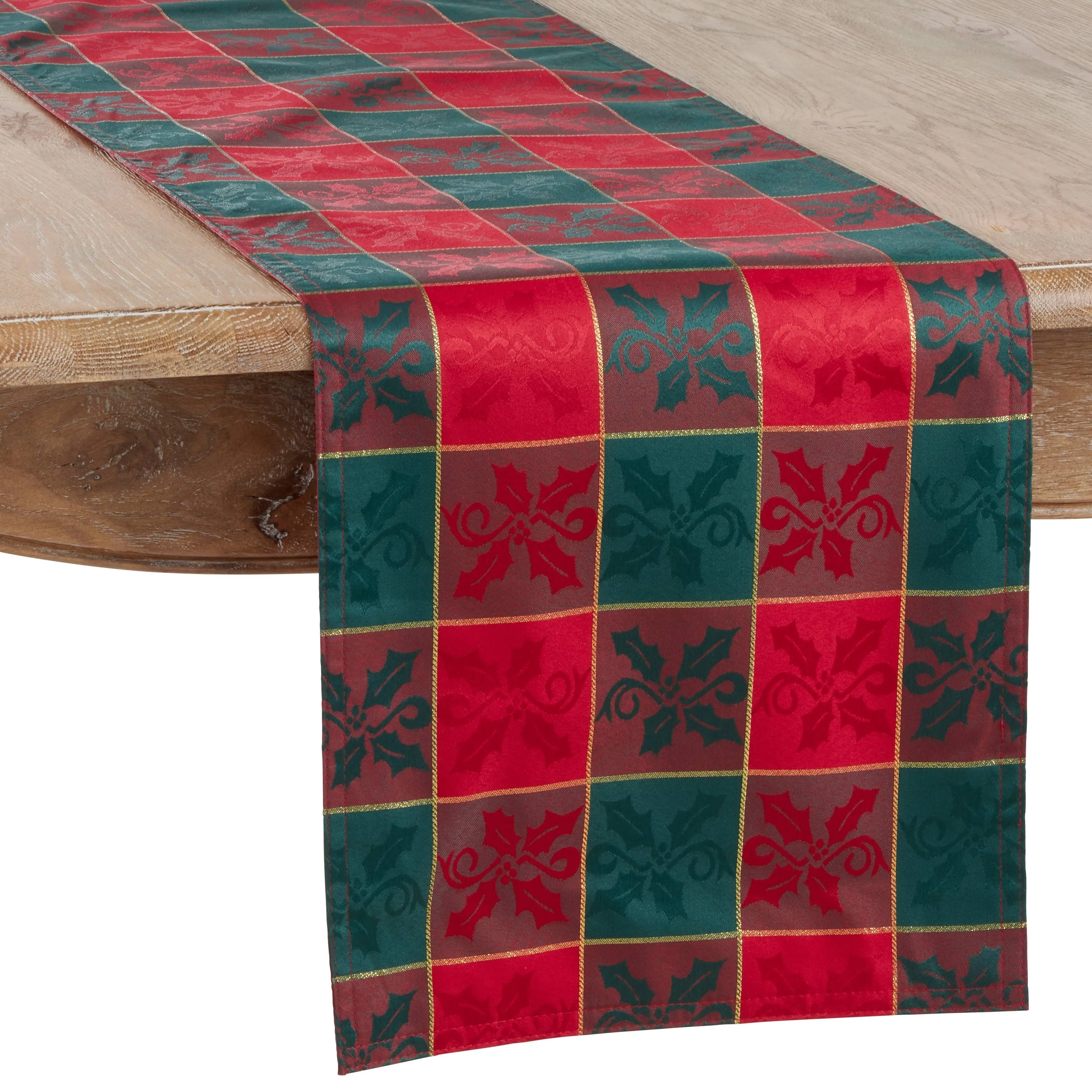 Plaid Design Holiday Runner - Saro Lifestyle 4837.RG14108B