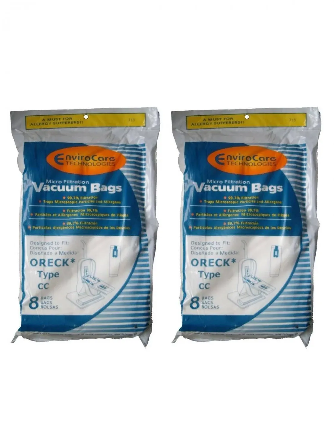 Oreck Type CC Vacuum Bags