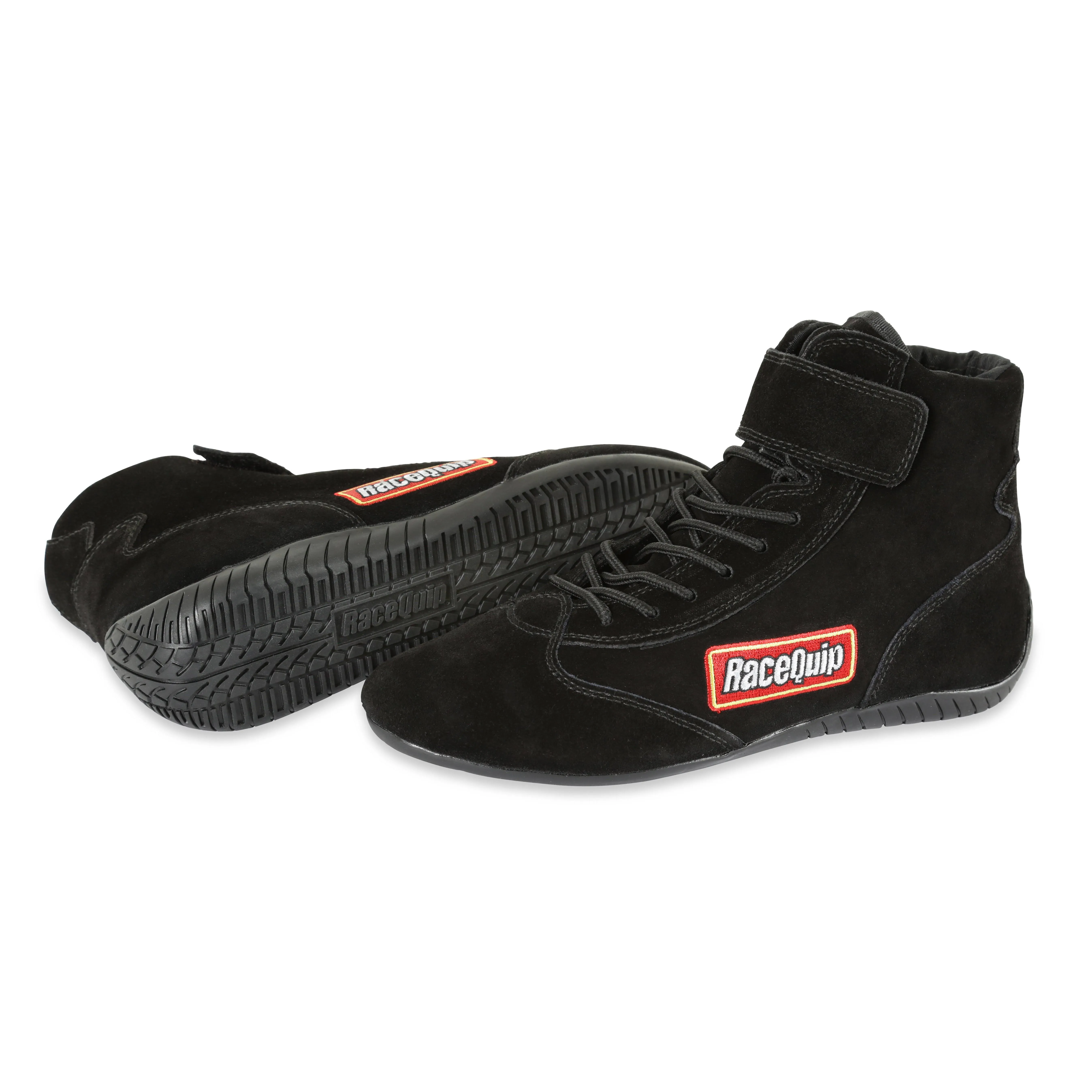 RACEQUIP Shoe Mid-Top Black Size 11 SFI 30300110RQP