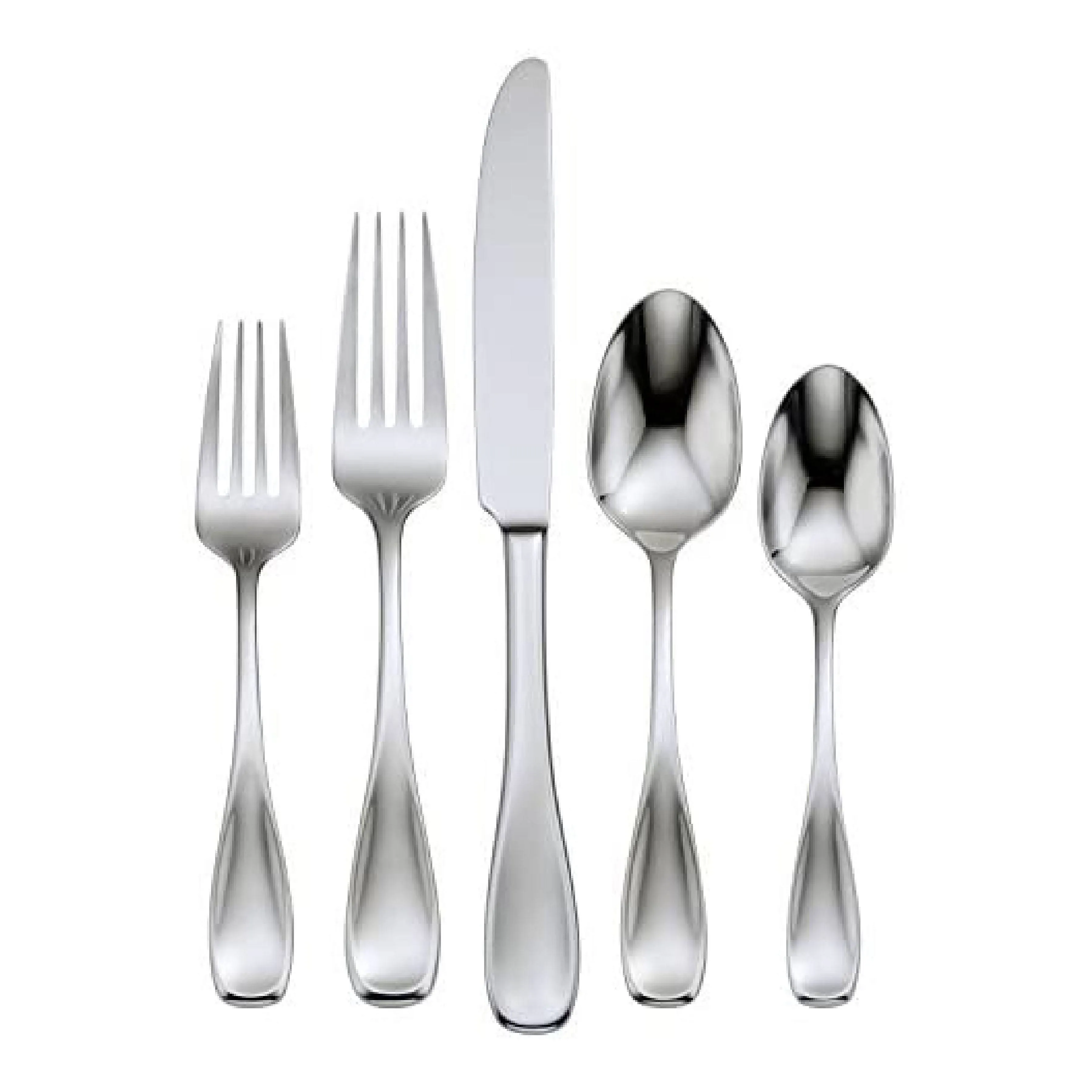 Oneida Brushed Satin Voss 45-Piece Flatware Set