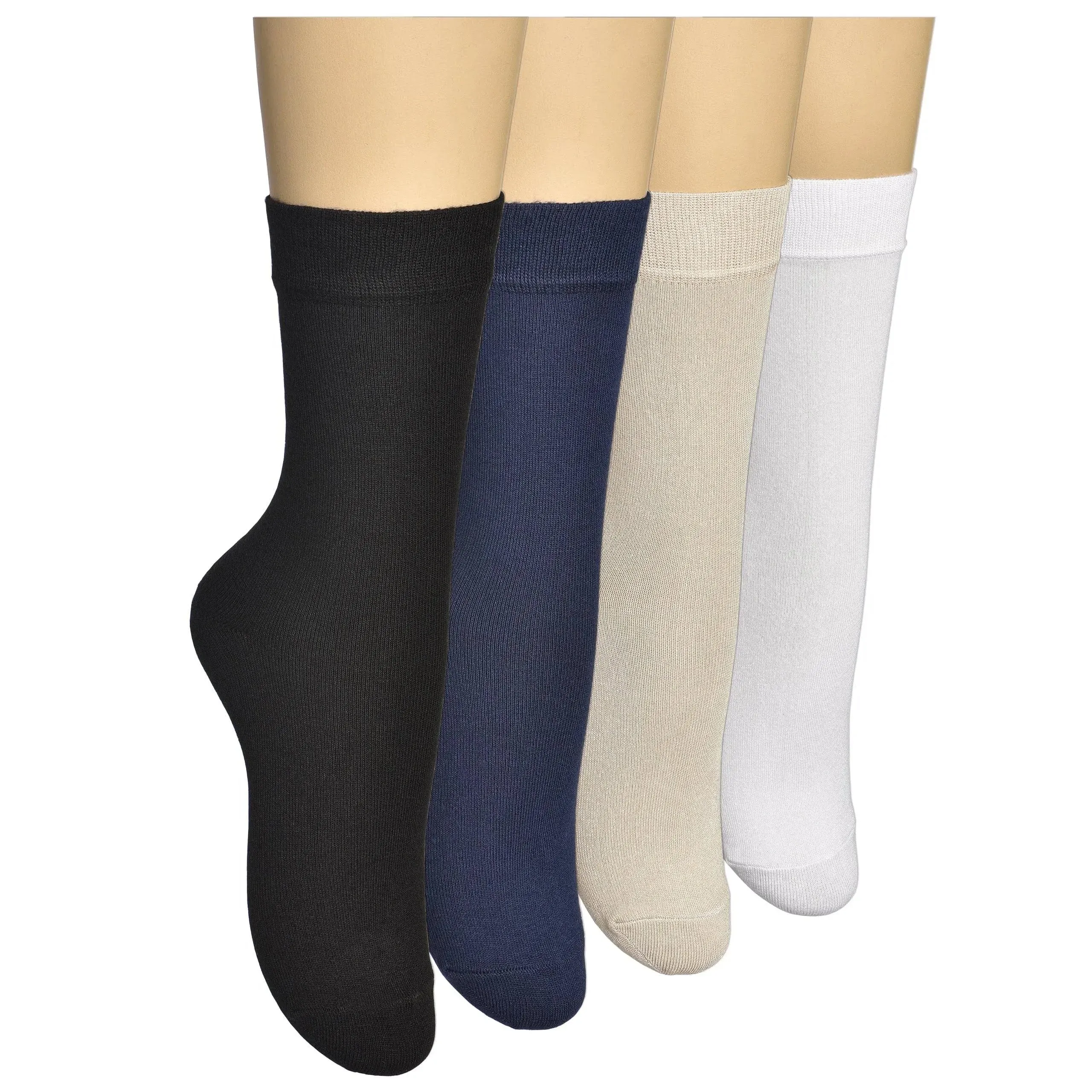 Women's Thin Rayon Seamless Toe - Dress Socks Women with Gift Box