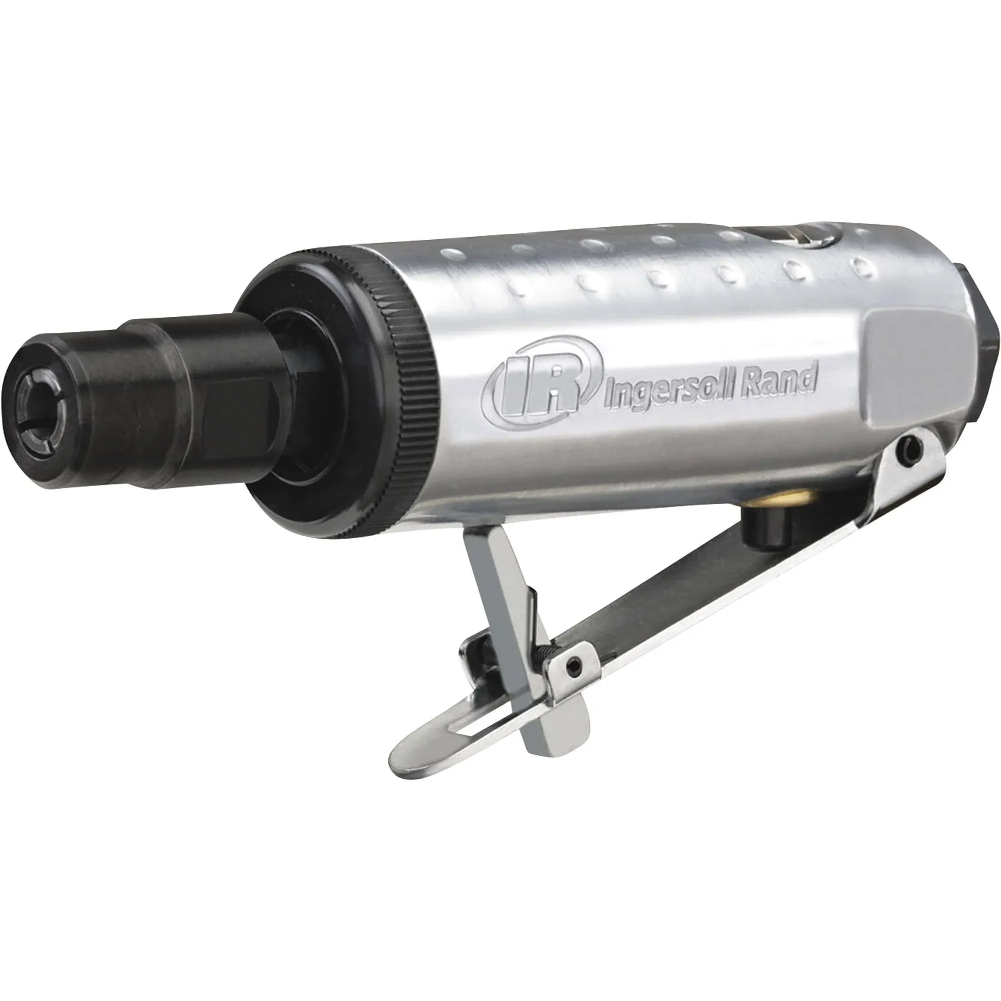 Ingersoll Rand 307B 1/4” Air Die Grinder, Straight, 28,000 RPM, 0.25 HP, Ball Bearing Construction, Safety Lock, Aluminum Housing, Lightweight