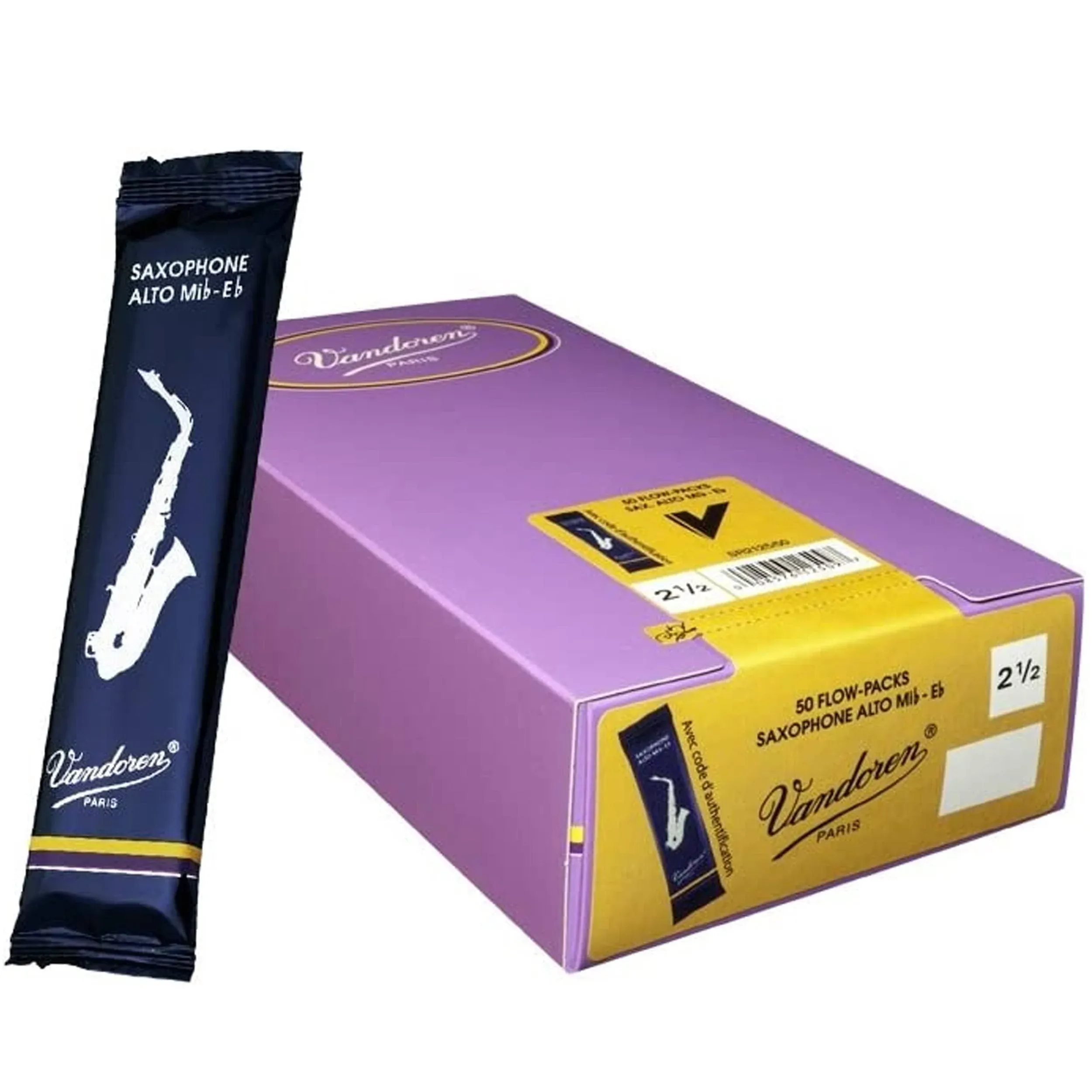 Vandoren SR213/50 Alto Sax Traditional Reeds Strength 3; Box of 50