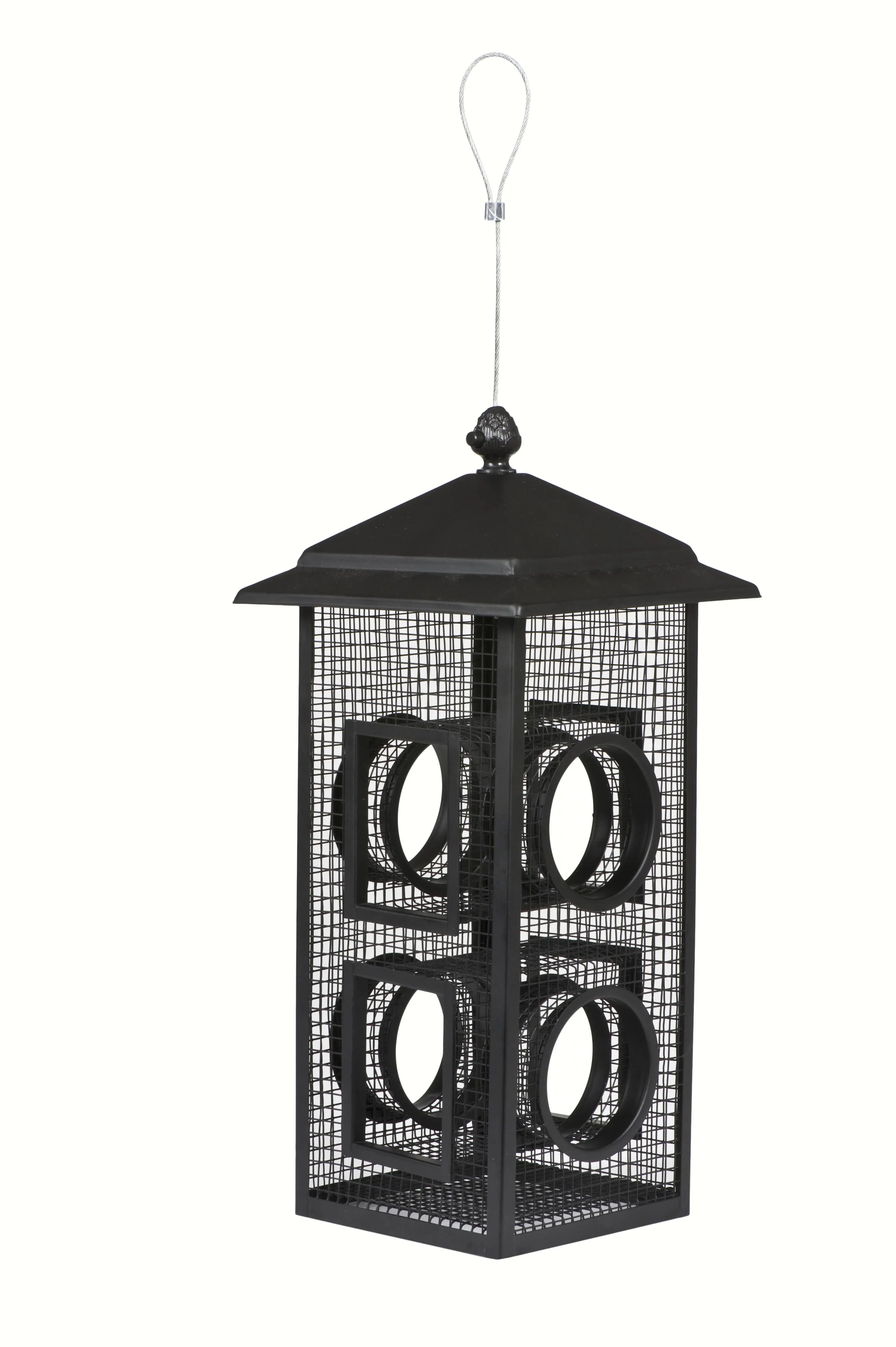 Perky-Pet - B00303-2 - Wild Bird 2 lb Metal Mesh Fly-Thru Bird Feeder 8 ports