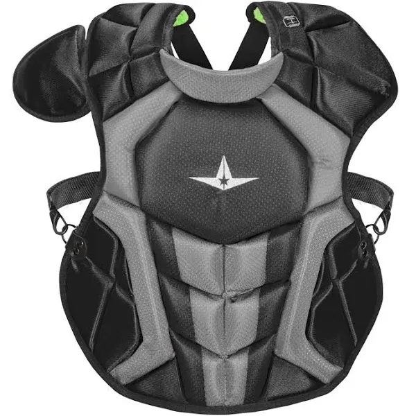 All Star System7 Axis NOCSAE Certified Youth Baseball Catcher's Chest Protector ...