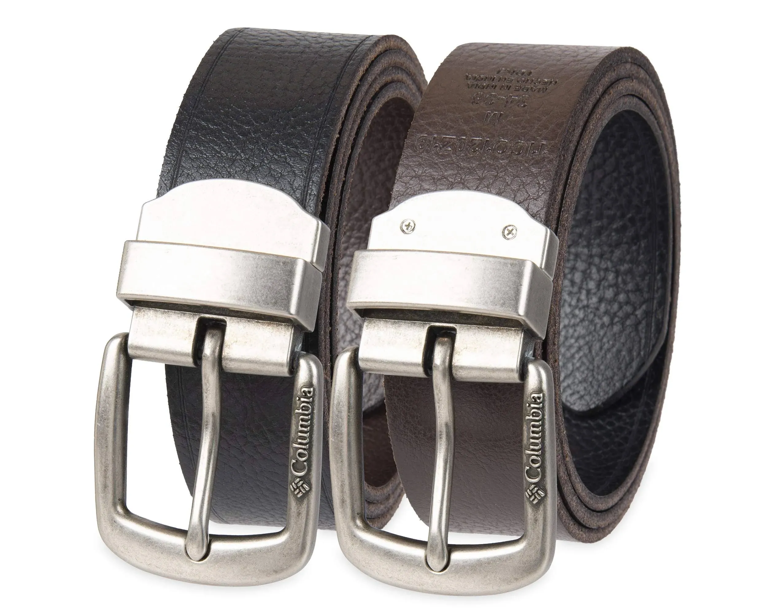 Columbia Men’s Two-In-One Reversible Casual Jeans Belt