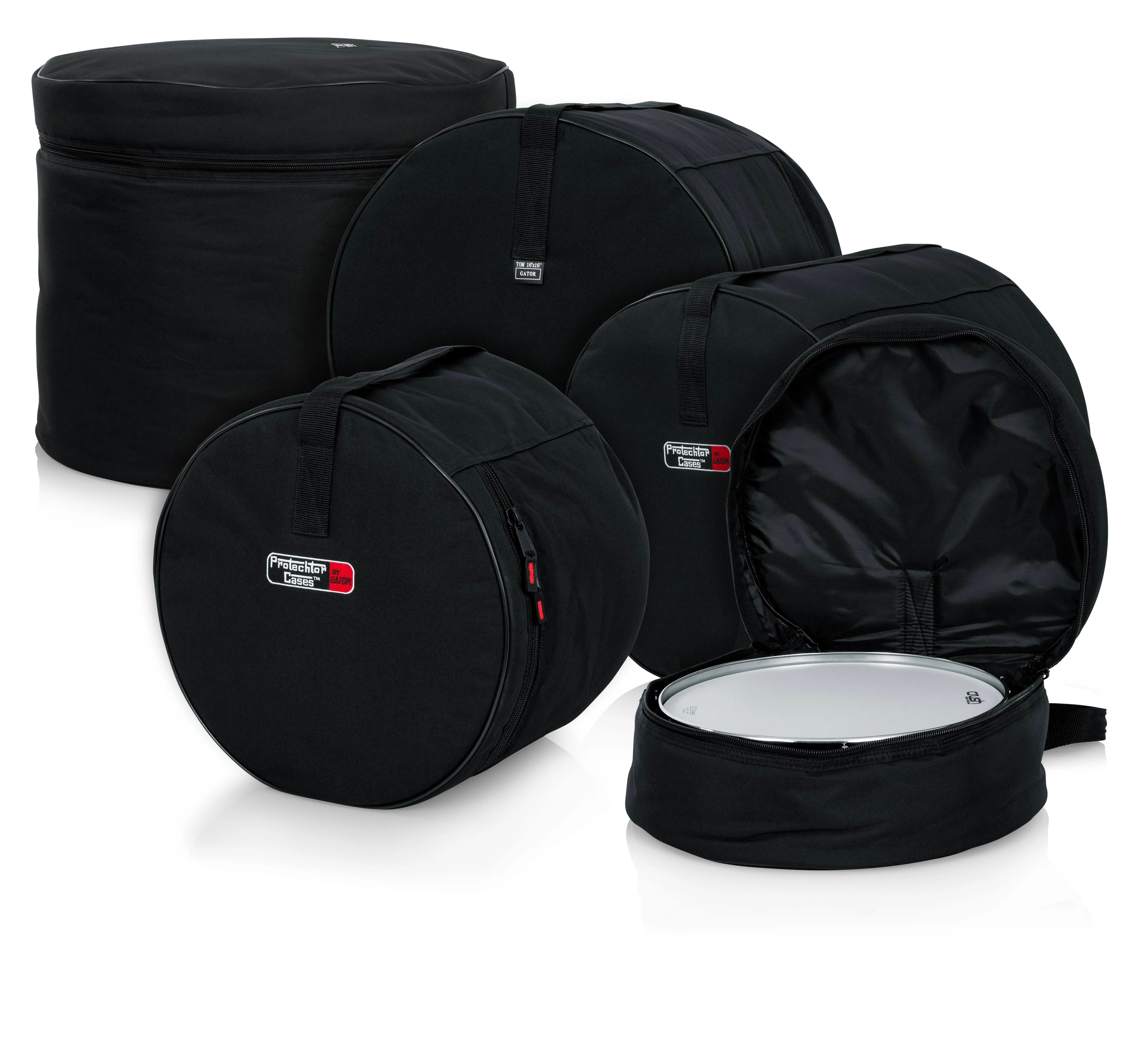 Gator Gator 5-Piece Fusion Set Bags with 16" Tom