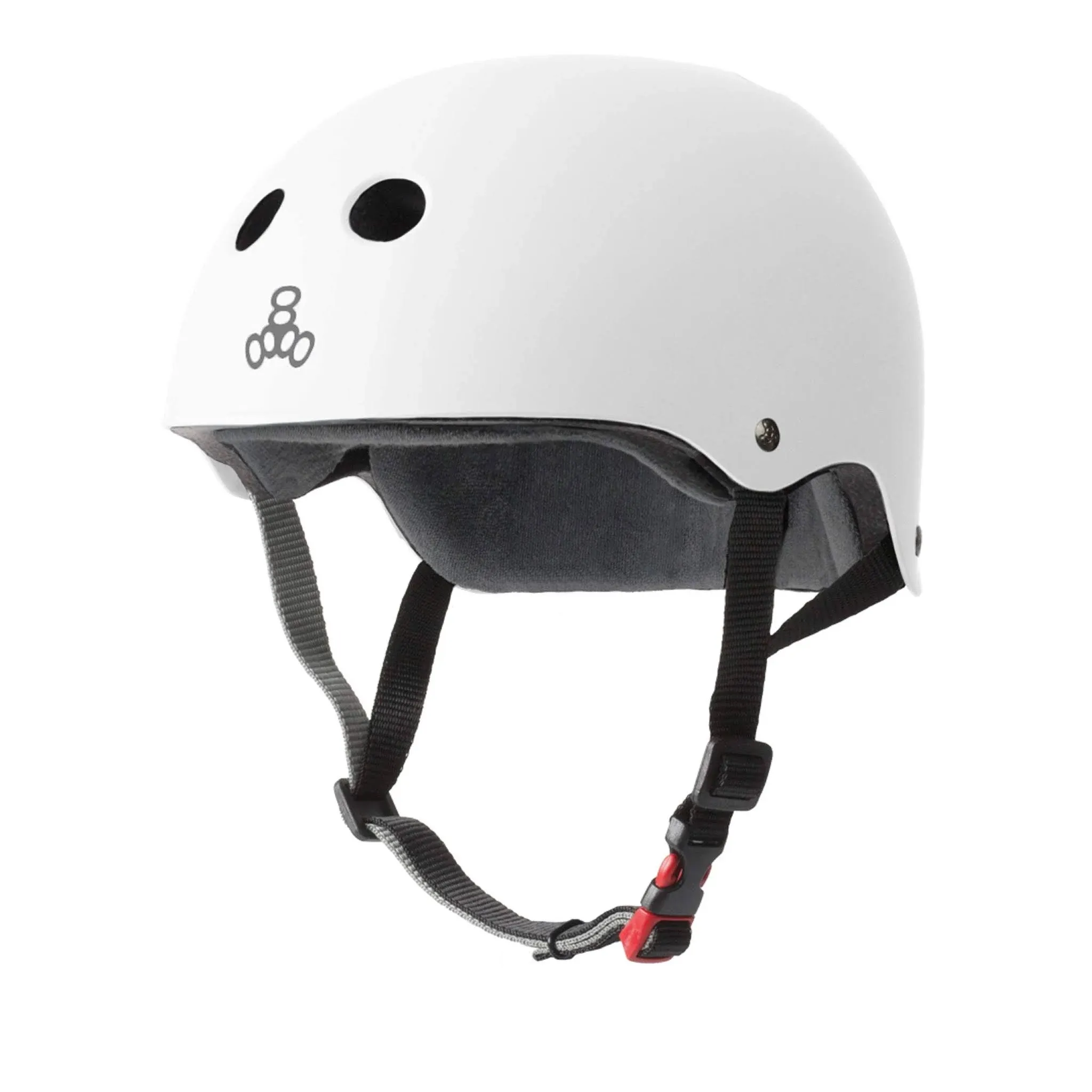 Triple8 Certified Sweatsaver Helmet - White Matte